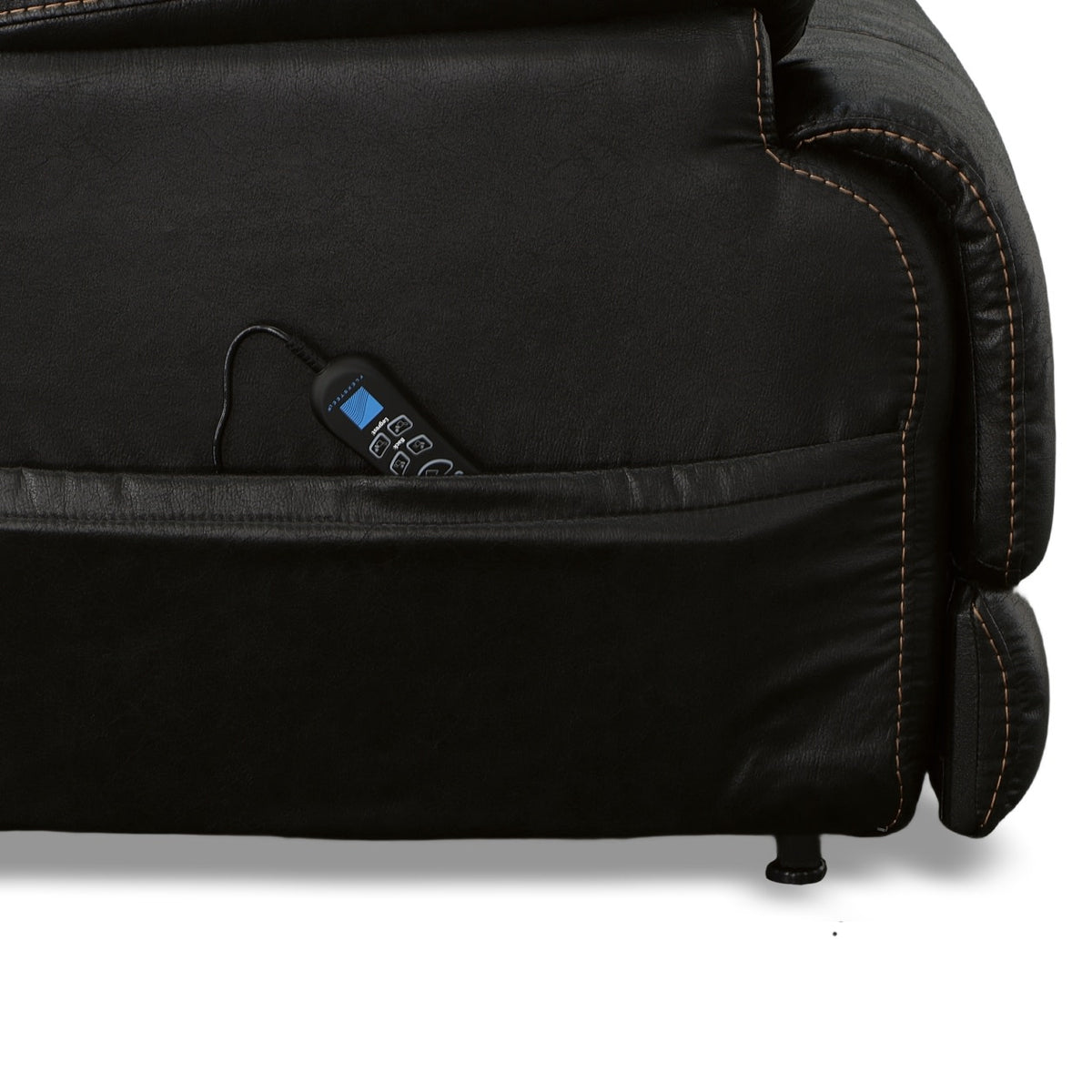 Clive Fabric Power Lift Recliner with Power Headrest & Lumbar
