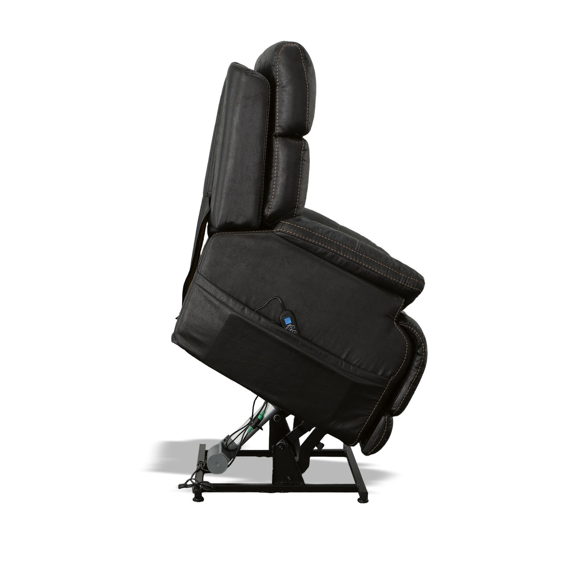 Clive Fabric Power Lift Recliner with Power Headrest & Lumbar