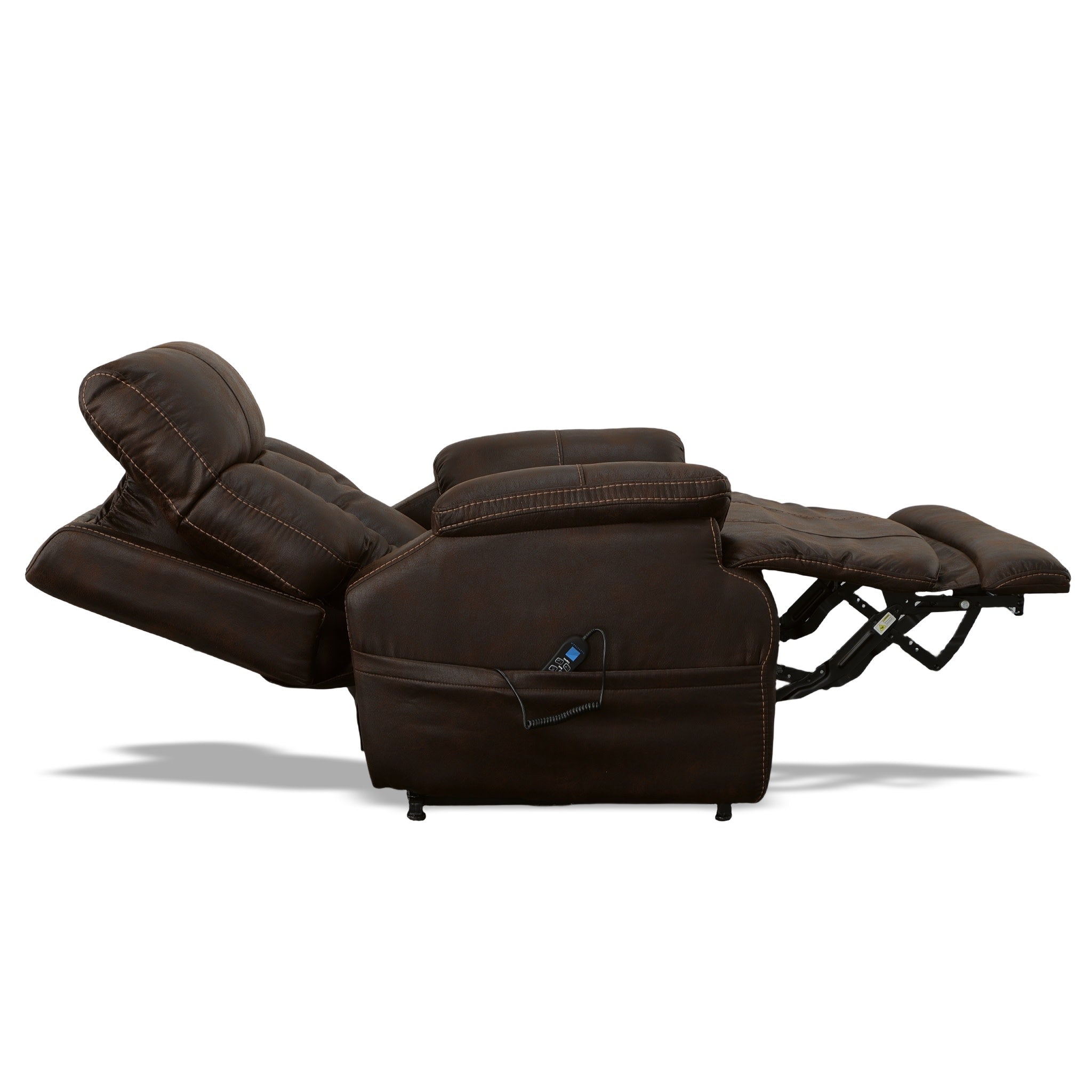 ホ　familiar Clive Clove Fabric Power Lift Recliner with Power Headrest & Lumbar