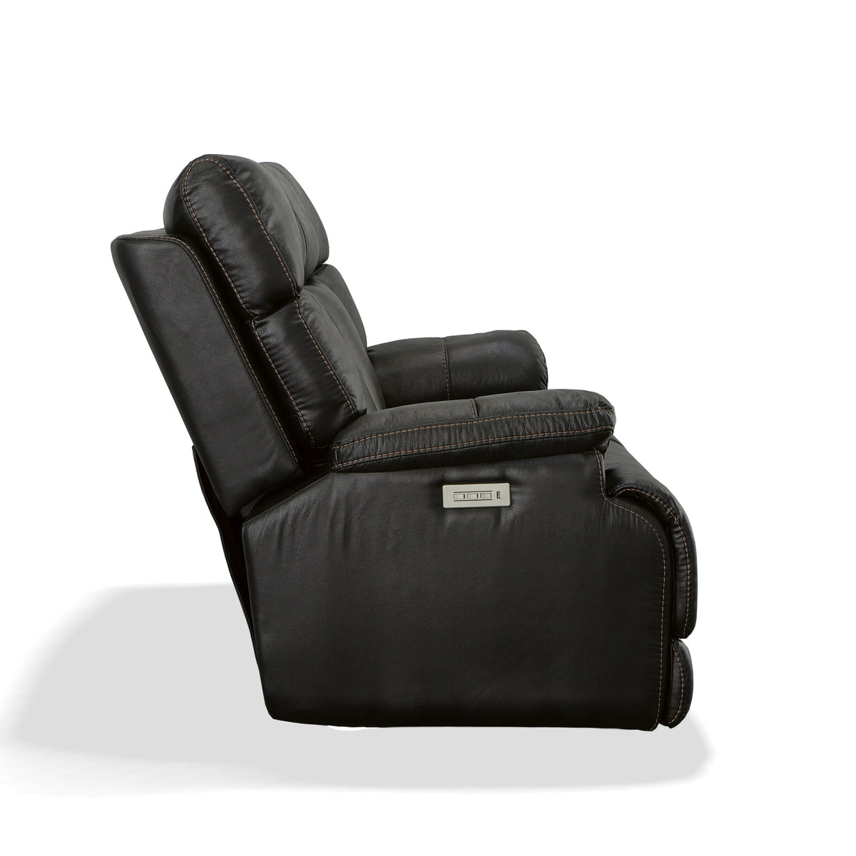 Clive Fabric Power Reclining Loveseat with Power Headrests & Lumbar