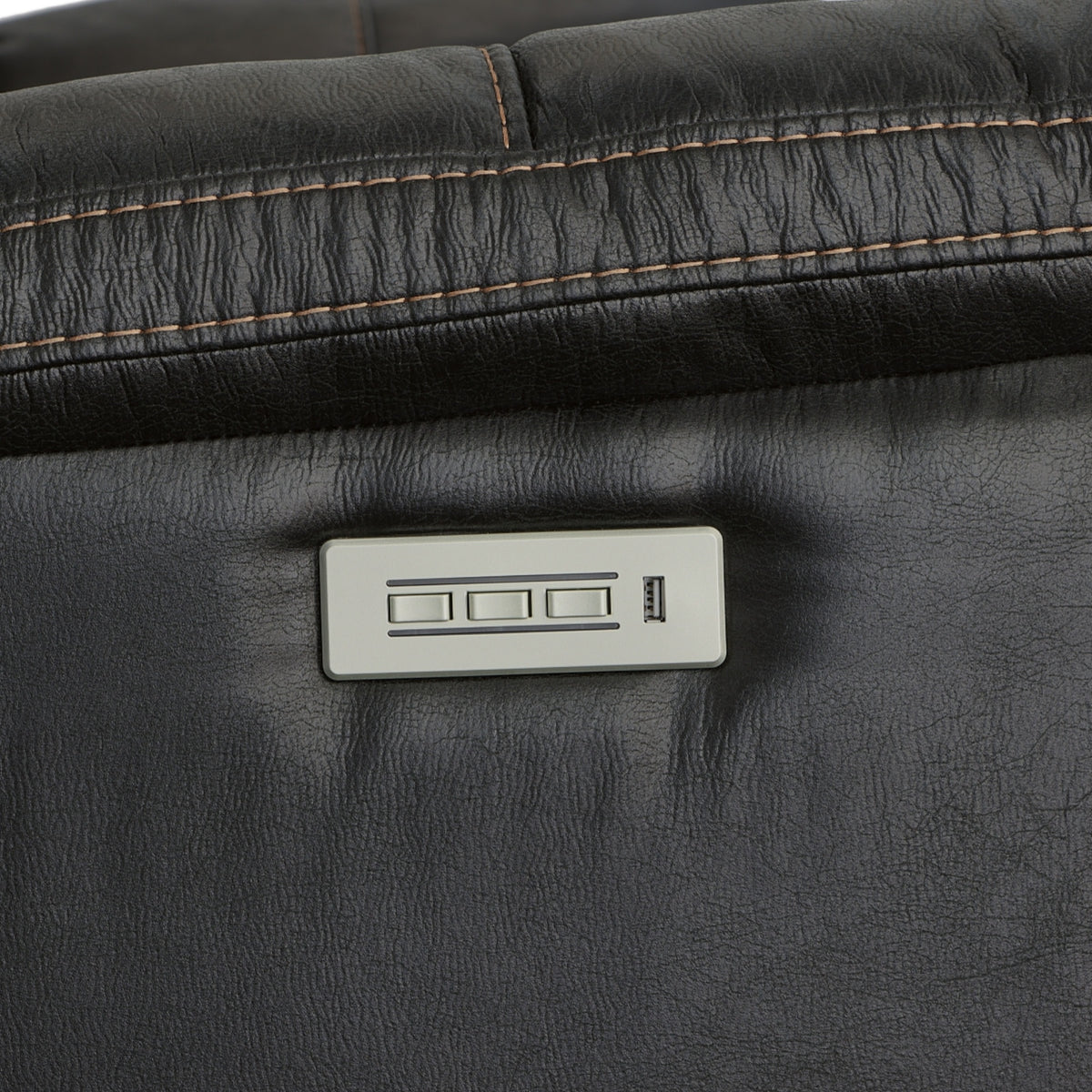 Clive Fabric Power Reclining Loveseat with Power Headrests & Lumbar