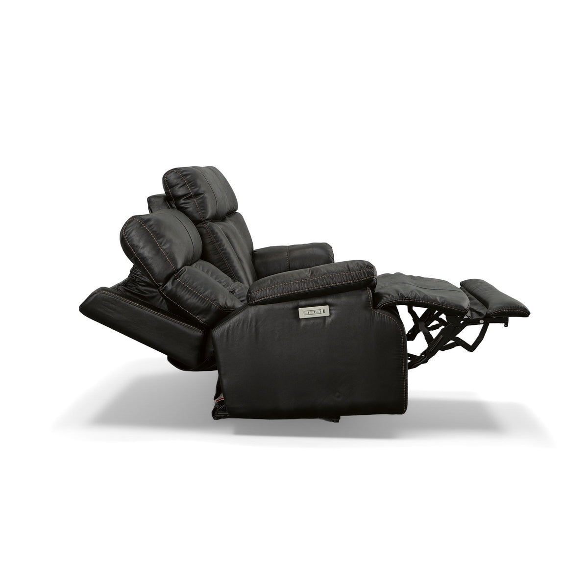 Clive Fabric Power Reclining Loveseat with Power Headrests & Lumbar