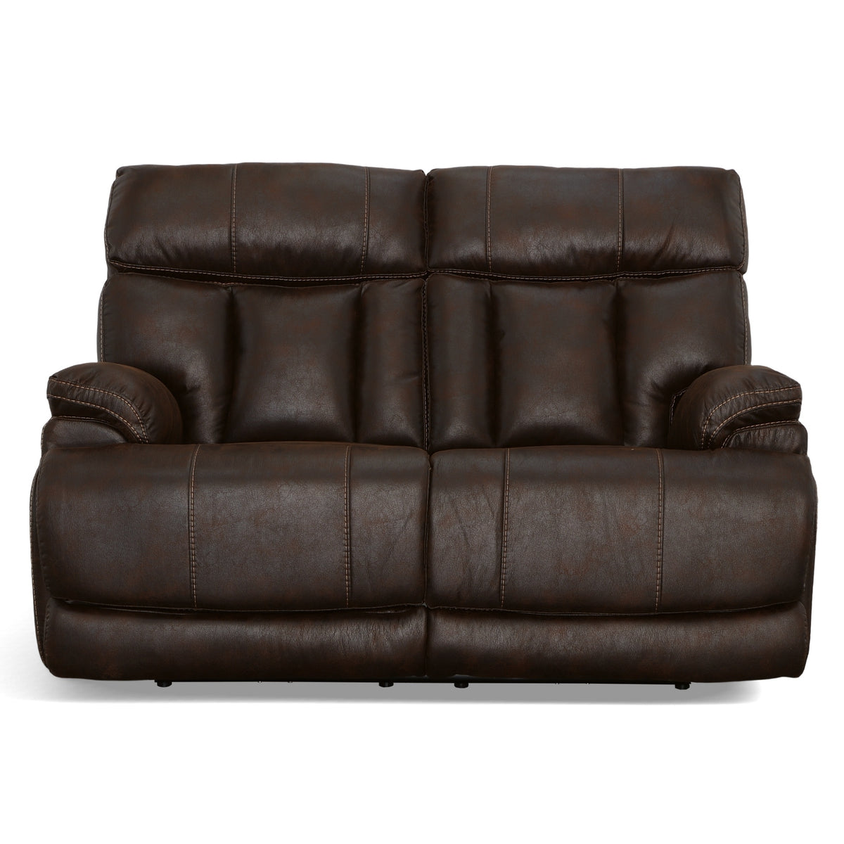 Clive Fabric Power Reclining Loveseat with Power Headrests & Lumbar