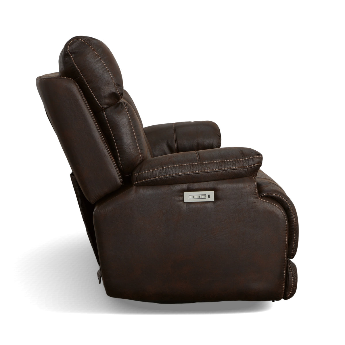 Clive Fabric Power Reclining Loveseat with Power Headrests & Lumbar
