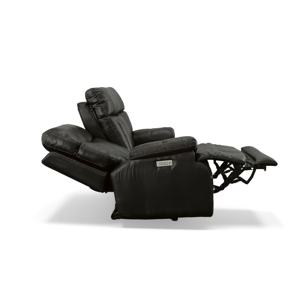 Clive Fabric Power Reclining Sofa with Power Headrests & Lumbar