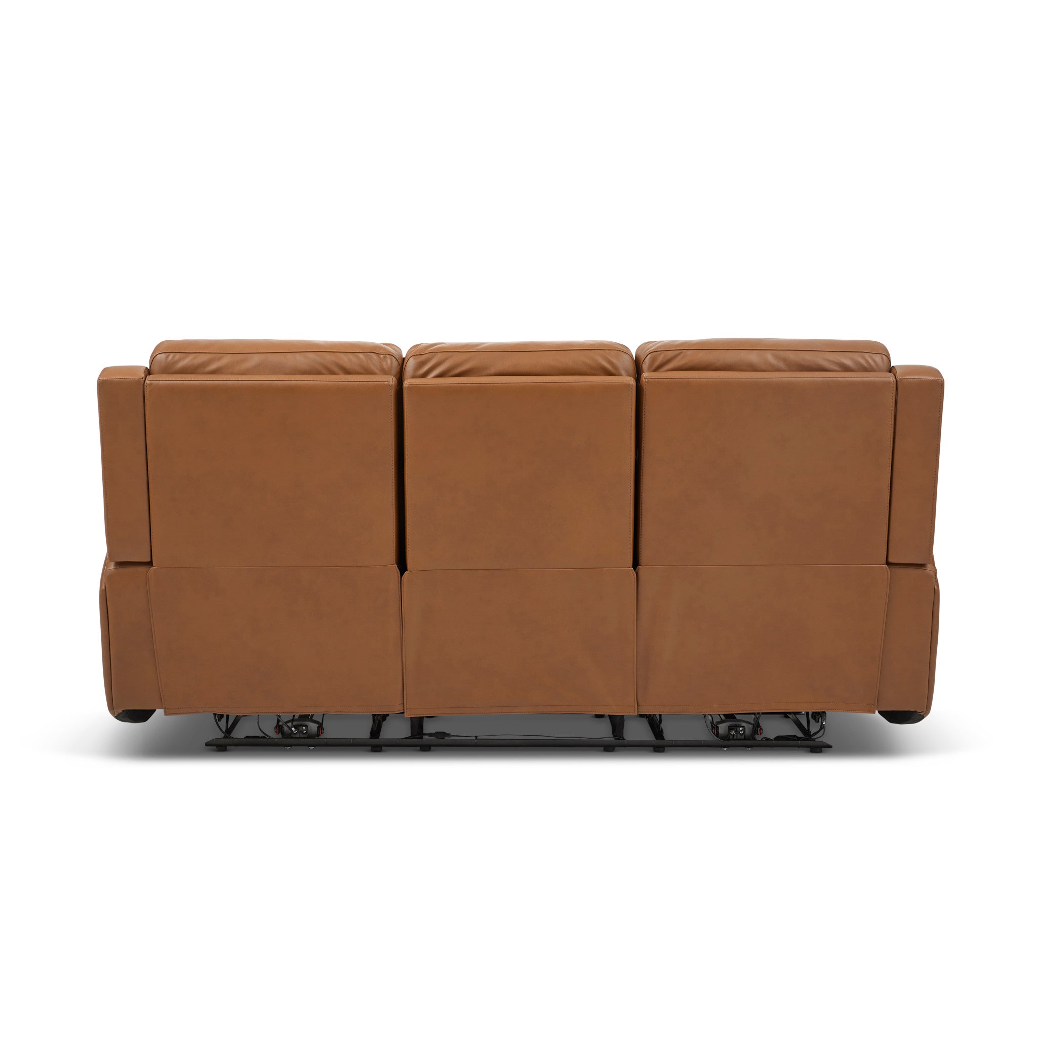 Wyatt Leather Power Reclining Sofa with Power Headrests & Lumbar