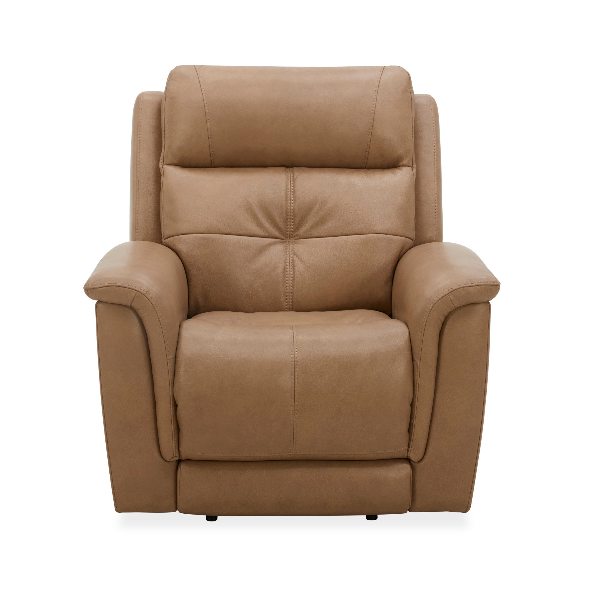 Ranger Brown Leather Power Recliner with Power Headrest, Lumbar, Heat & Massage