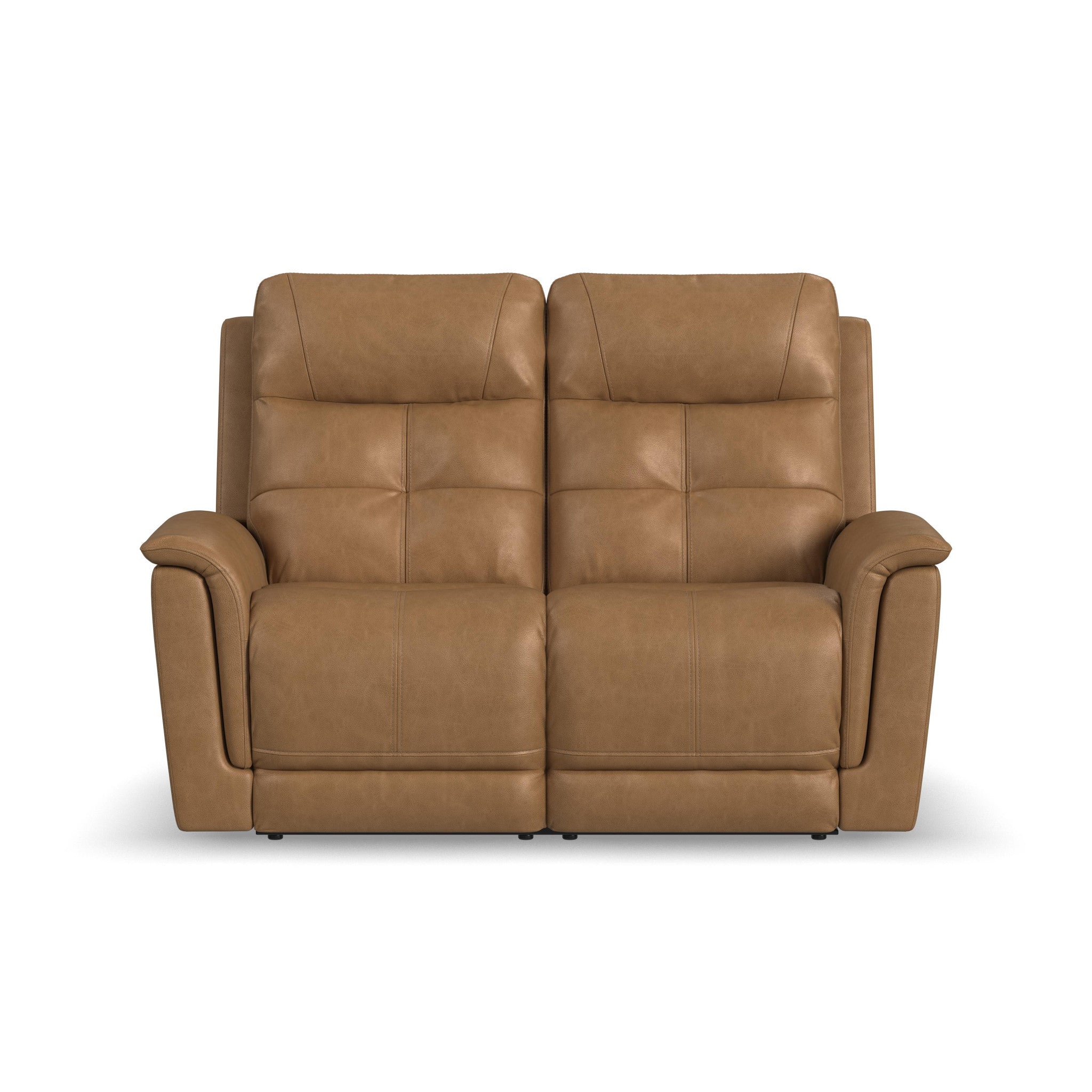 Ranger Leather Power Reclining Loveseat with Power Headrest, Lumbar, Heat & Massage