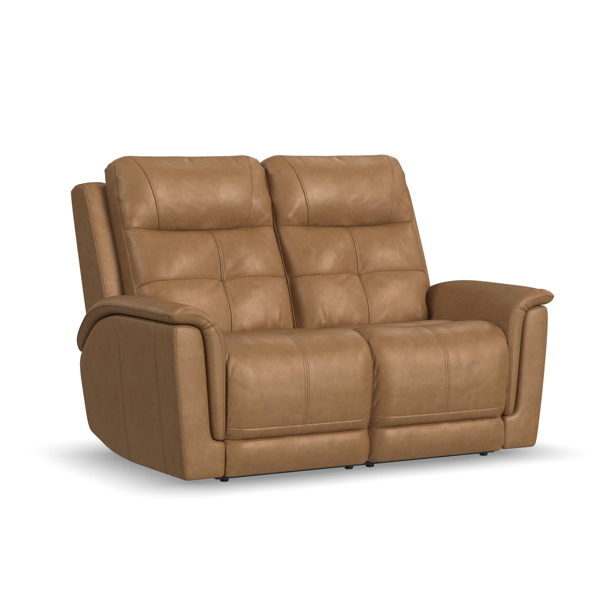 Ranger Leather Power Reclining Loveseat with Power Headrest, Lumbar, Heat & Massage