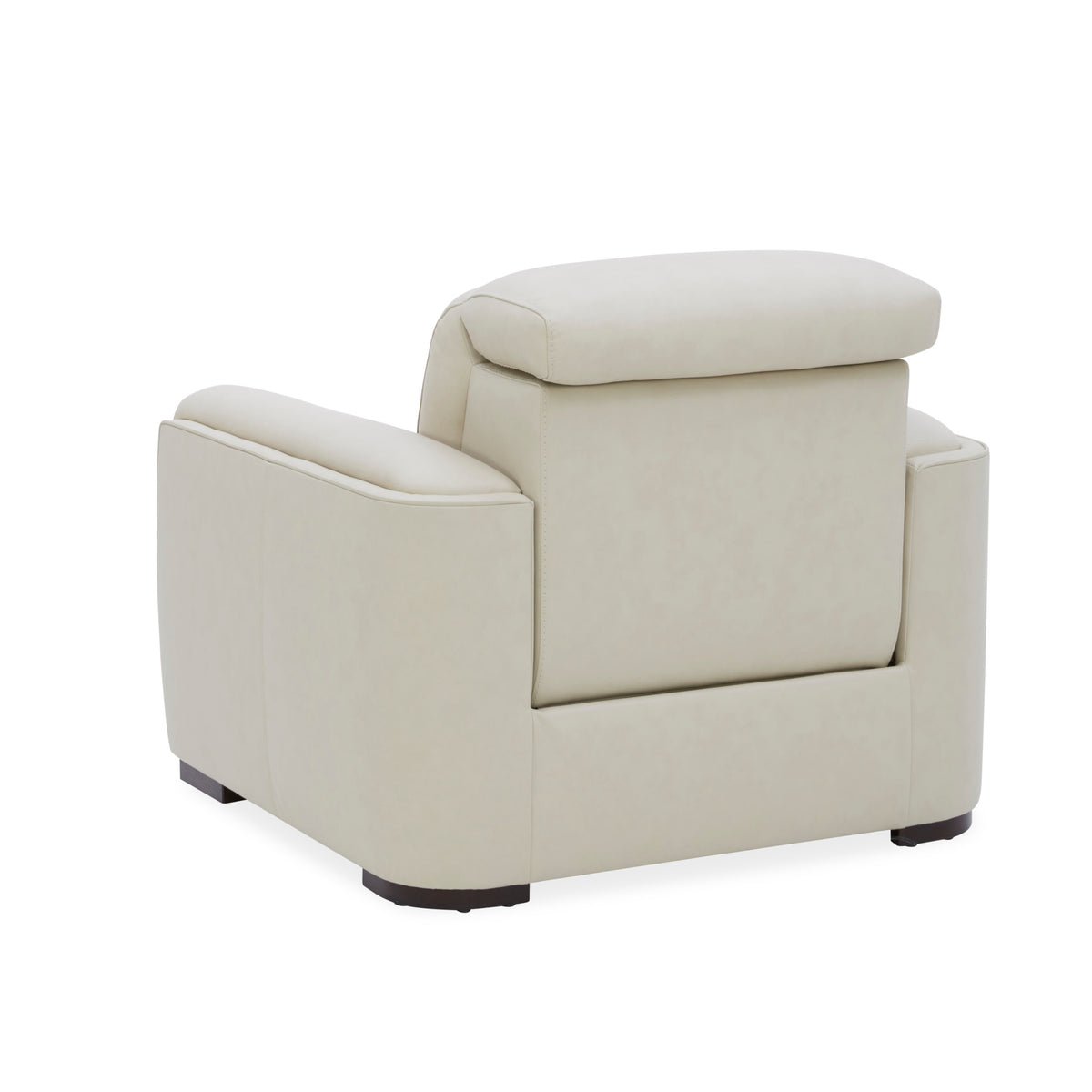 Sola Leather Power Recliner with Power Headrest, Lumbar, Heat & Massage