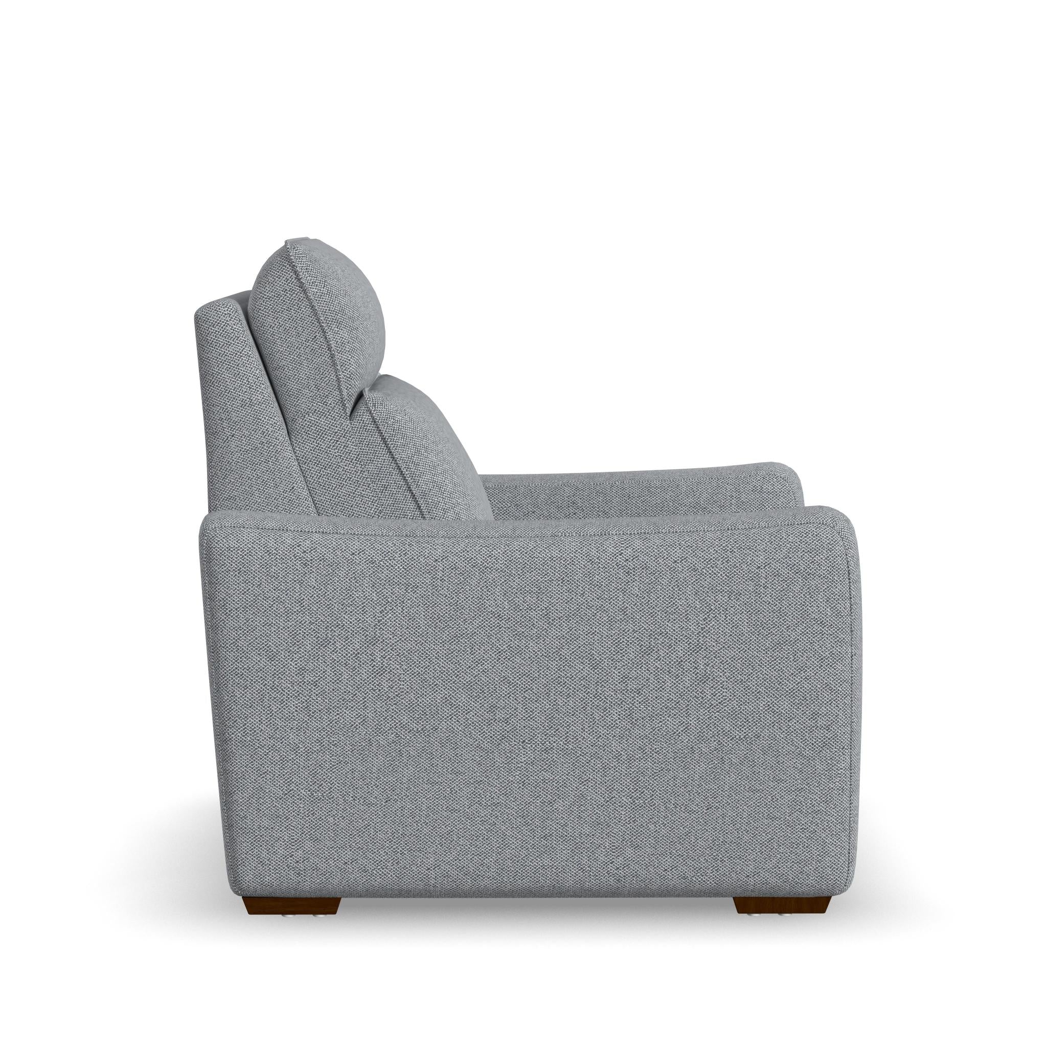 Ava Fabric Power Recliner with Power Headrest & Lumbar