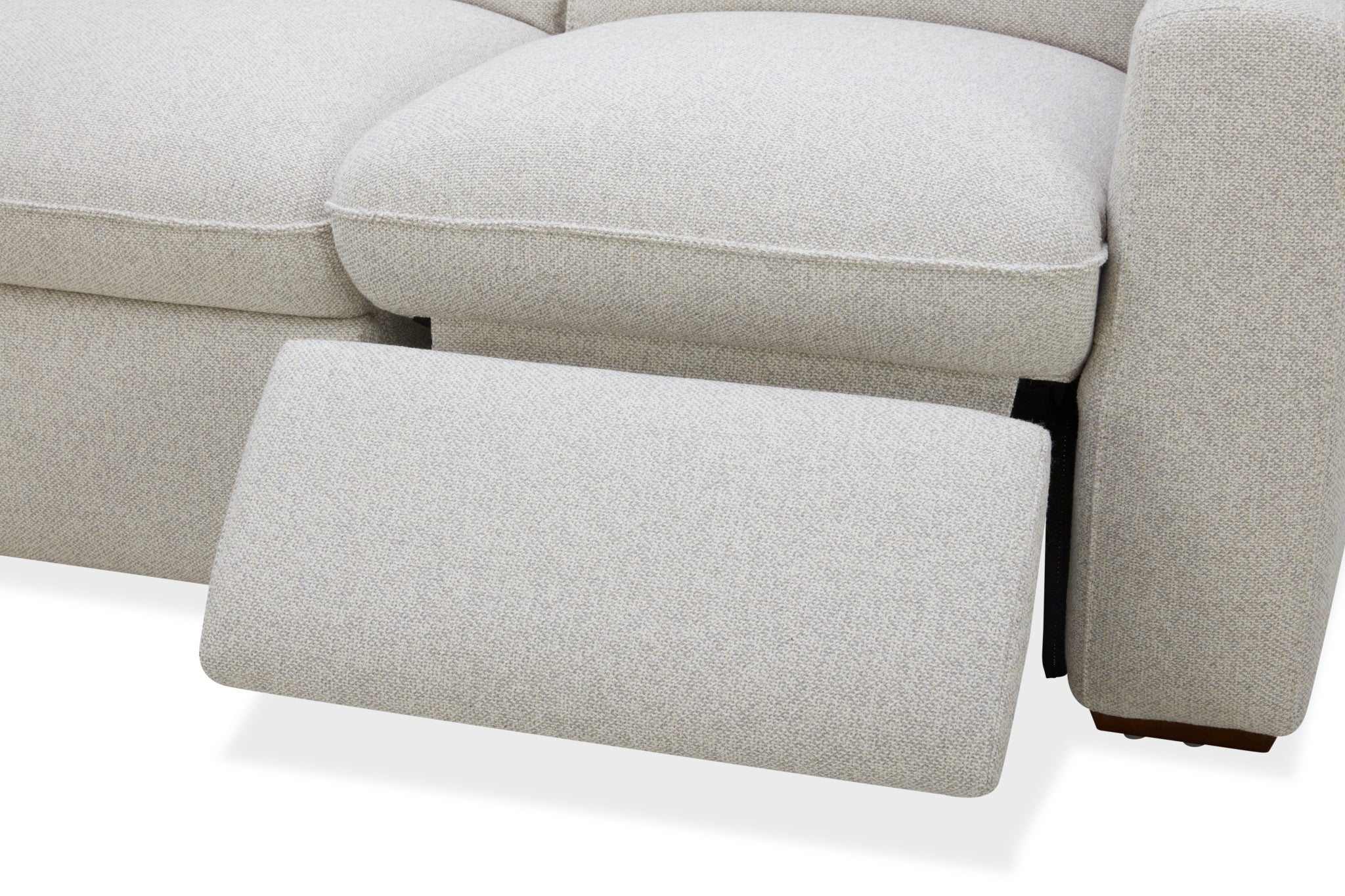 Ava Fabric Power Reclining Loveseat with Power Headrest & Lumbar