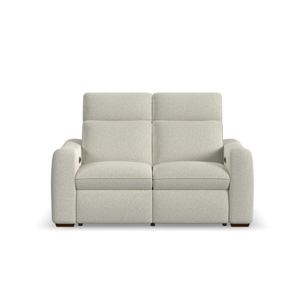 Ava Fabric Power Reclining Loveseat with Power Headrest & Lumbar