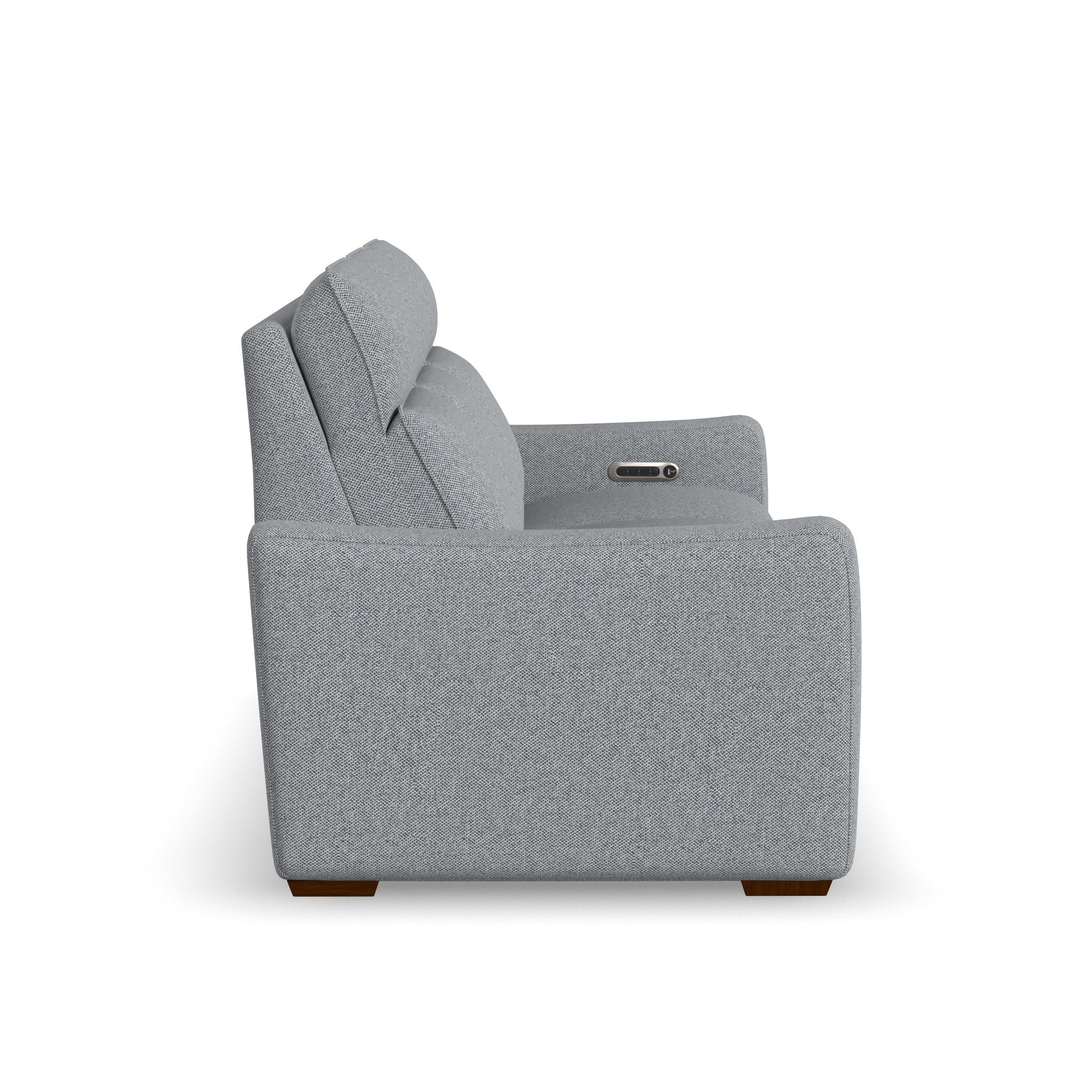 Ava Fabric Power Reclining Sofa with Power Headrest & Lumbar