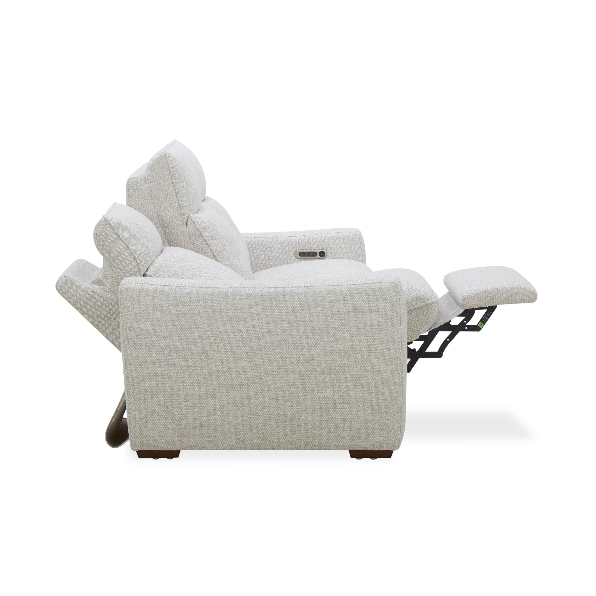 Ava Fabric Power Reclining Sofa with Power Headrest & Lumbar