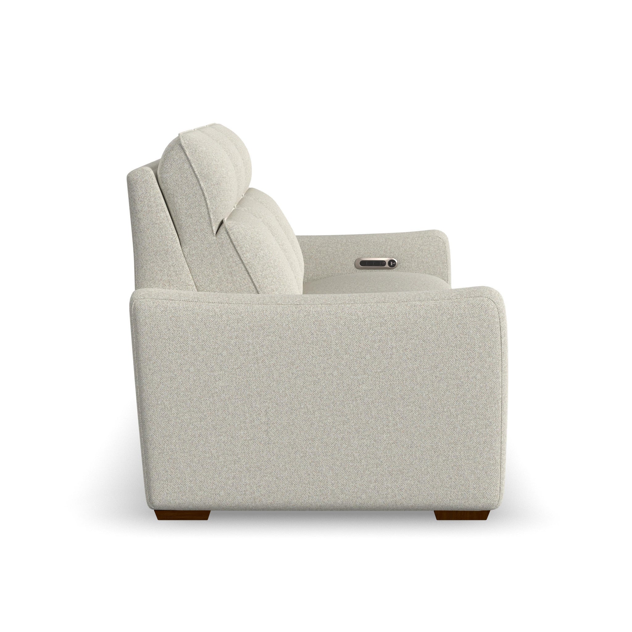 Ava Fabric Power Reclining Sofa with Power Headrest & Lumbar