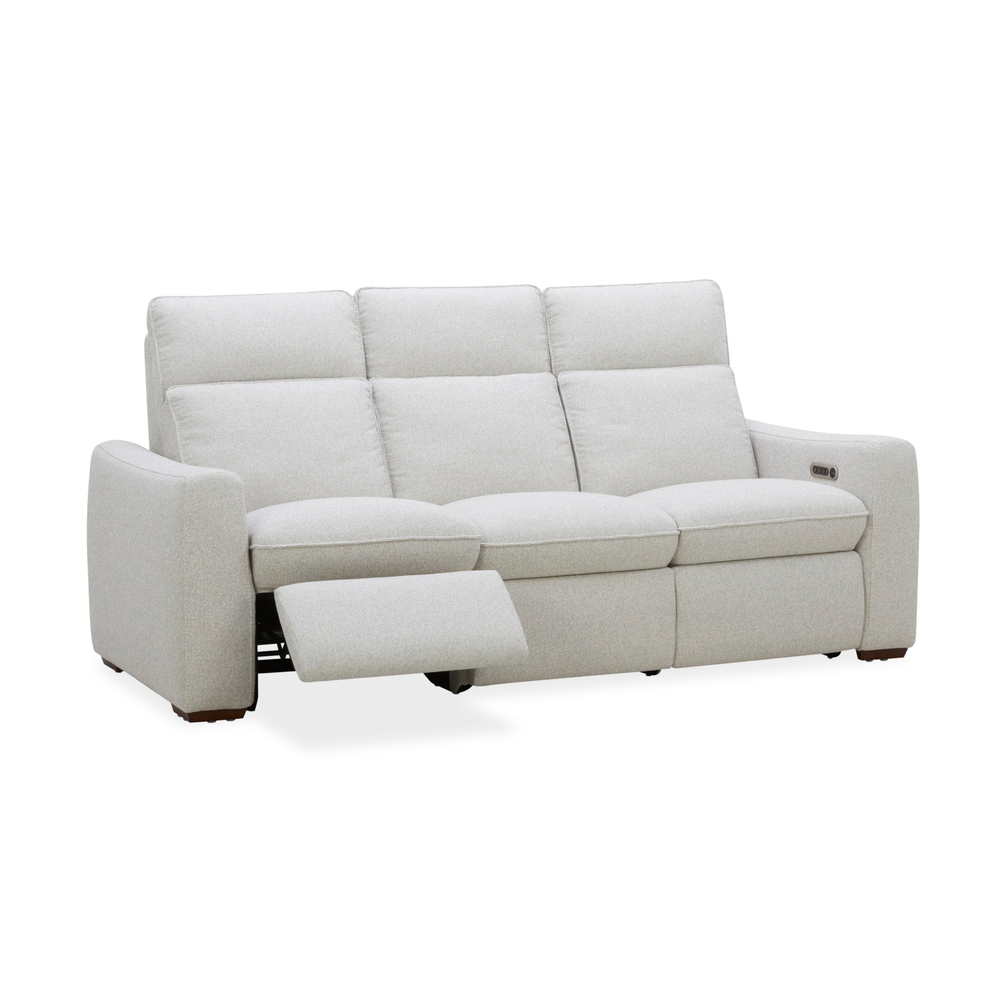 Ava Fabric Power Reclining Sofa with Power Headrest & Lumbar