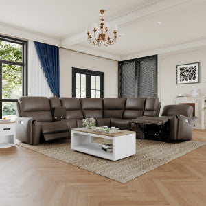 Jarvis Mica Leather Power Reclining Loveseat with Power Headrests