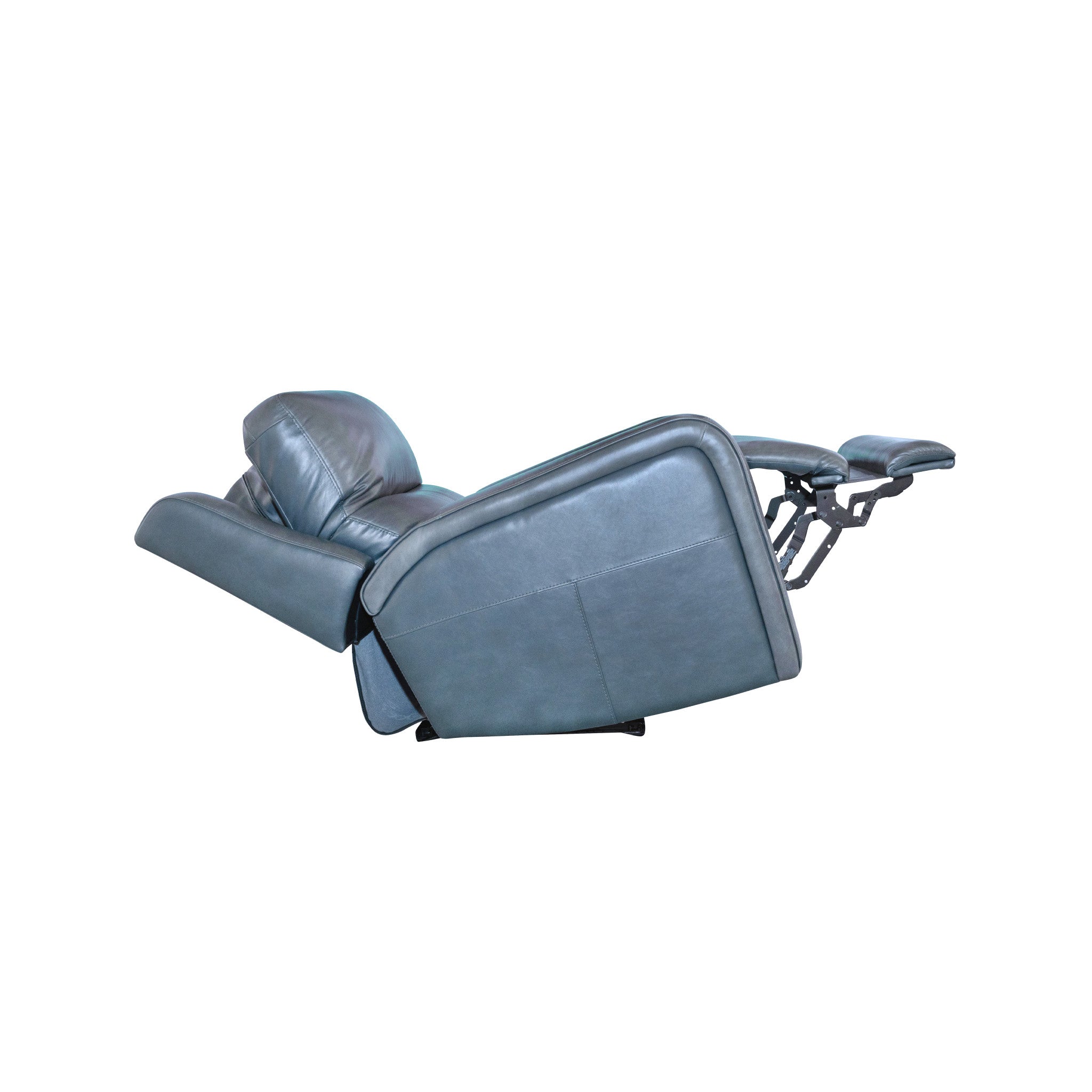 Oasis Leather Power Recliner with Power Headrest, Lumbar, Heat & Massage