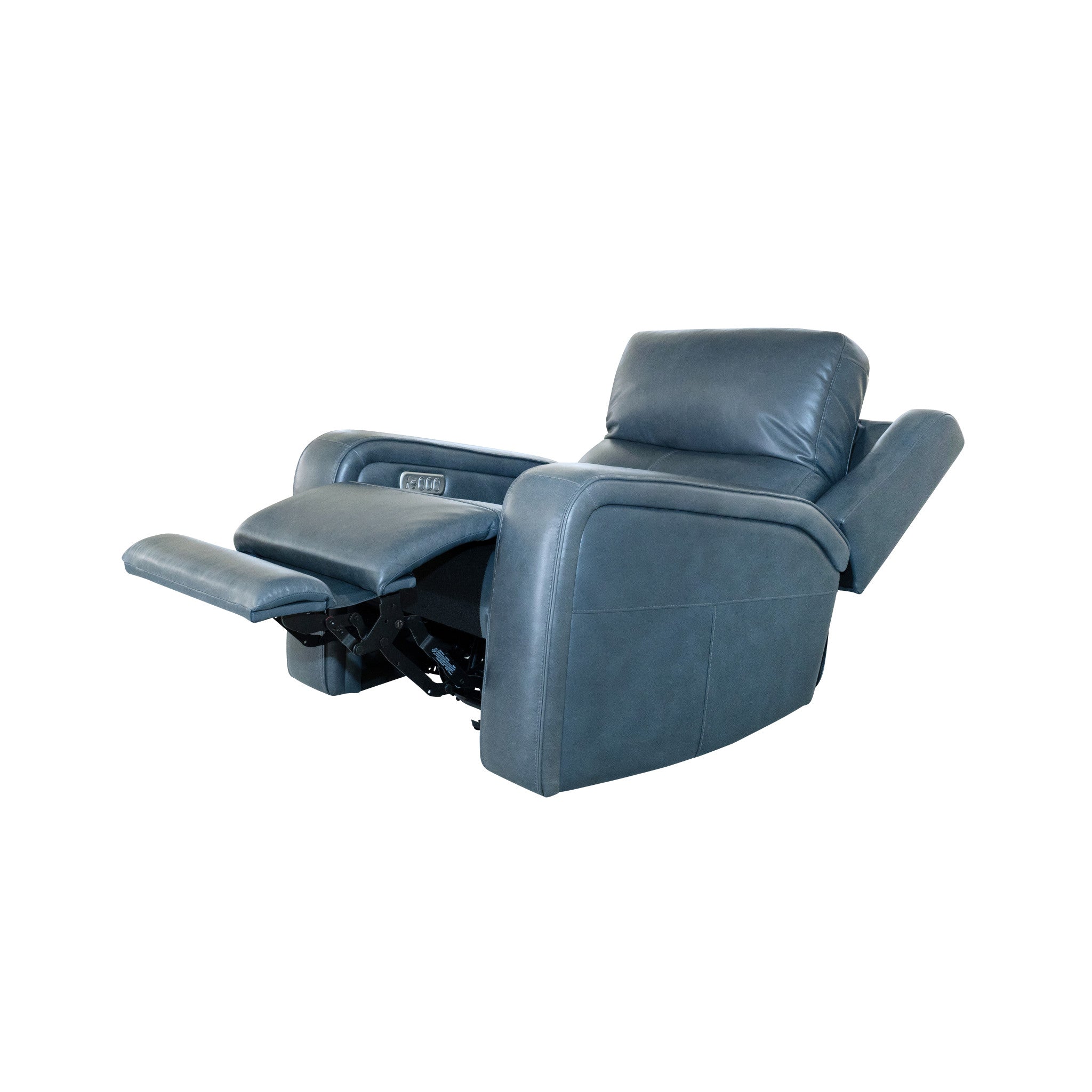 Oasis Leather Power Recliner with Power Headrest, Lumbar, Heat & Massage