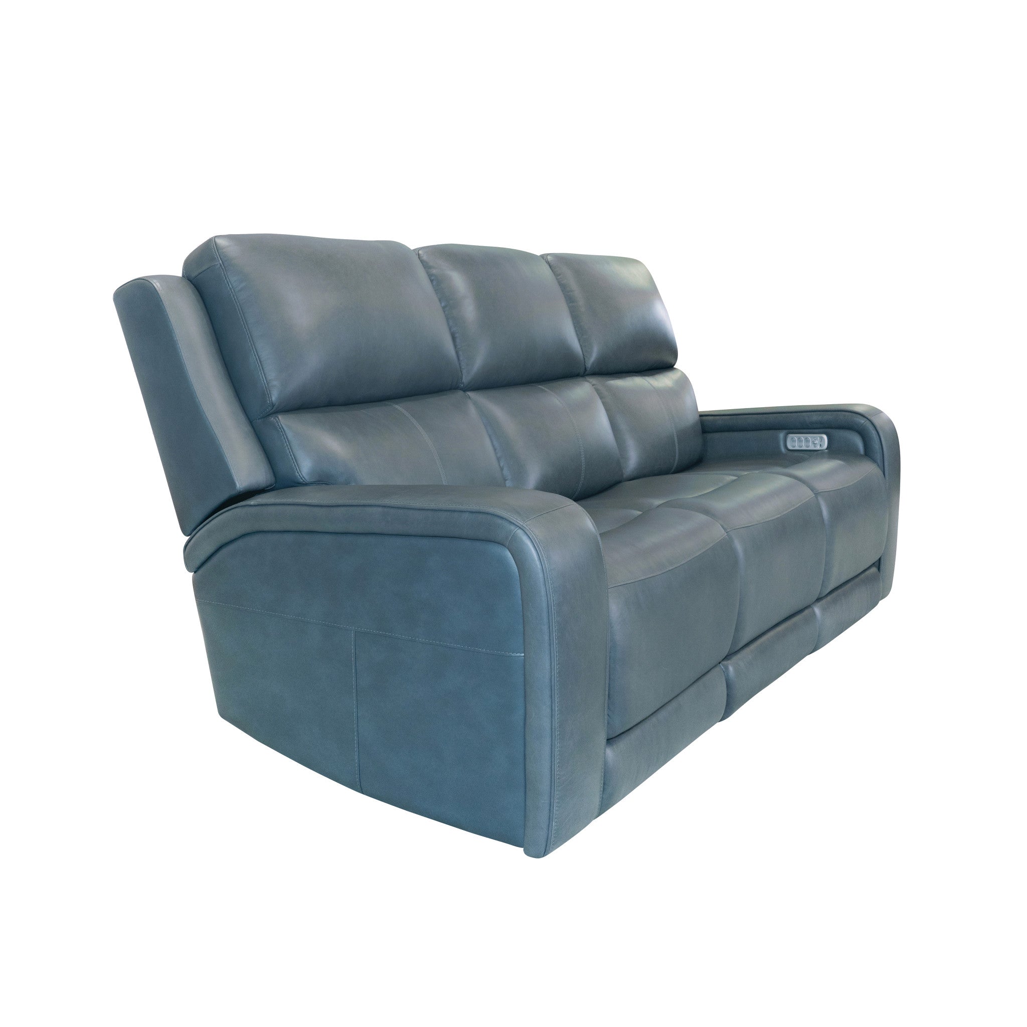 Oasis Leather Power Reclining Sofa with Power Headrests, Lumbar, Heat & Massage