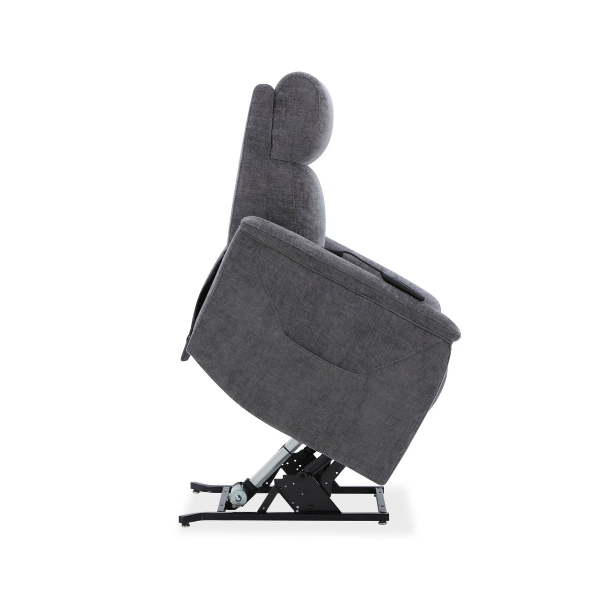 Luma Petite Fabric Petite Power Lift Recliner with Power Headrest, Lumbar, Heat & Massage