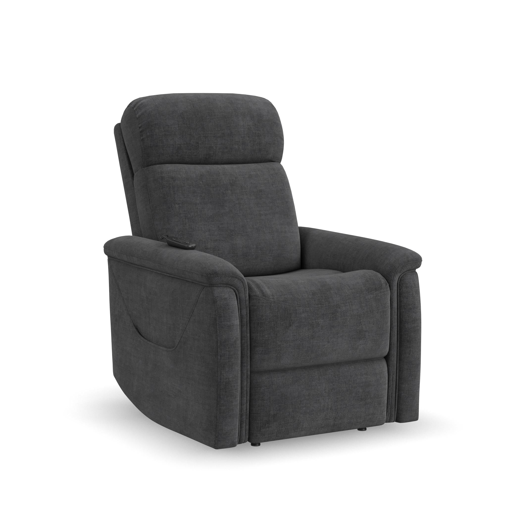 Luma Fabric Power Lift Recliner with Power Headrest, Lumbar, Heat & Massage