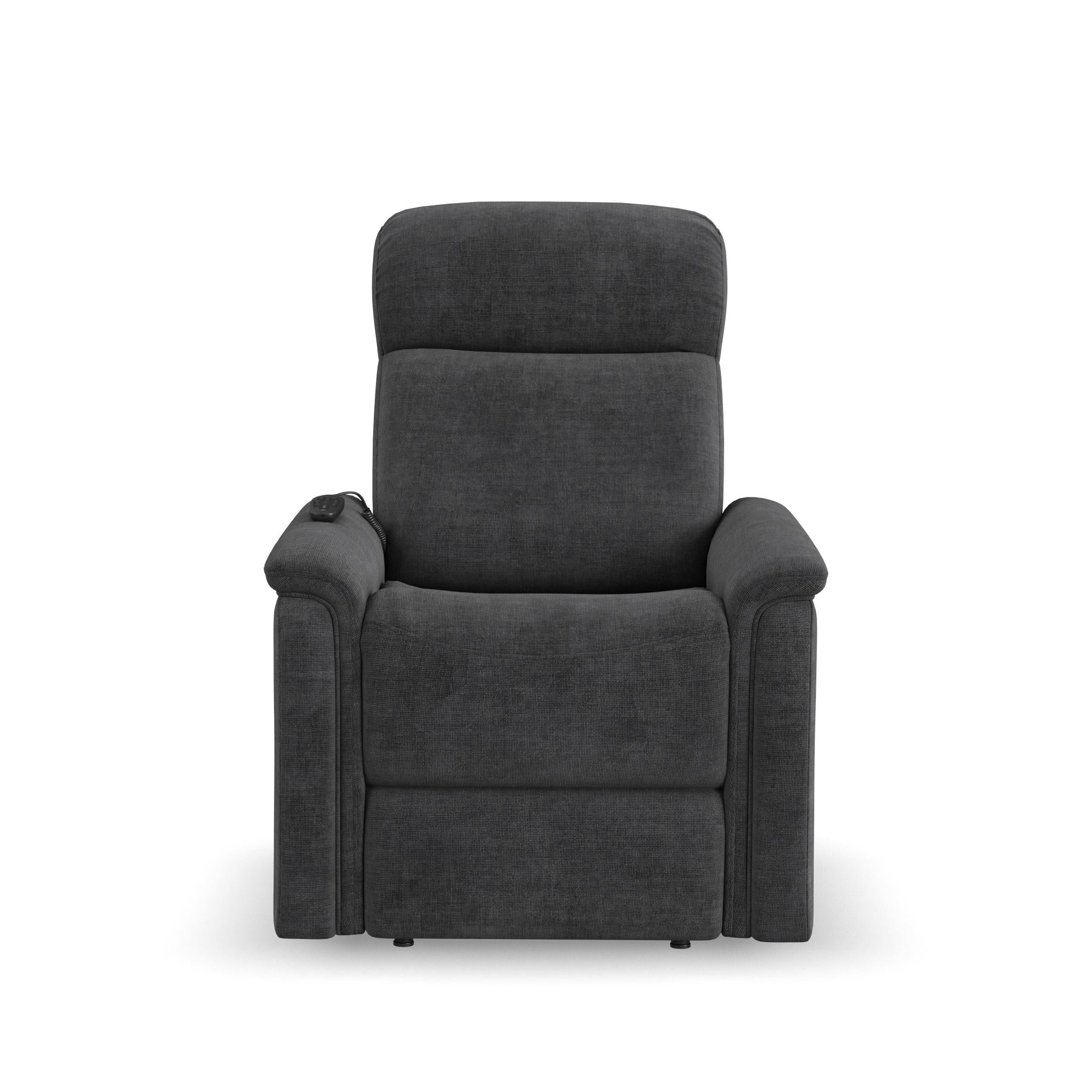 Luma Fabric Power Lift Recliner with Power Headrest, Lumbar, Heat & Massage