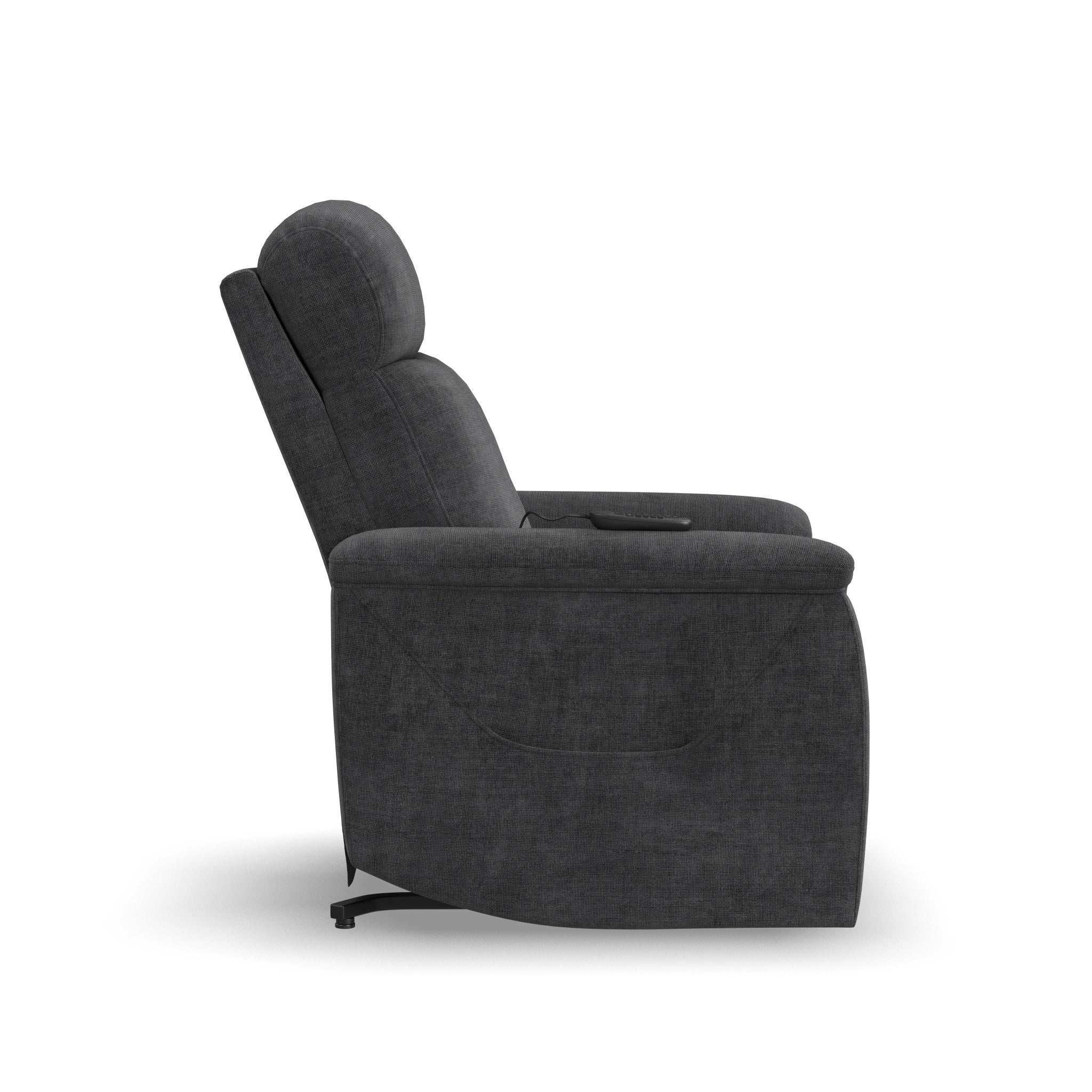 Luma Fabric Power Lift Recliner with Power Headrest, Lumbar, Heat & Massage