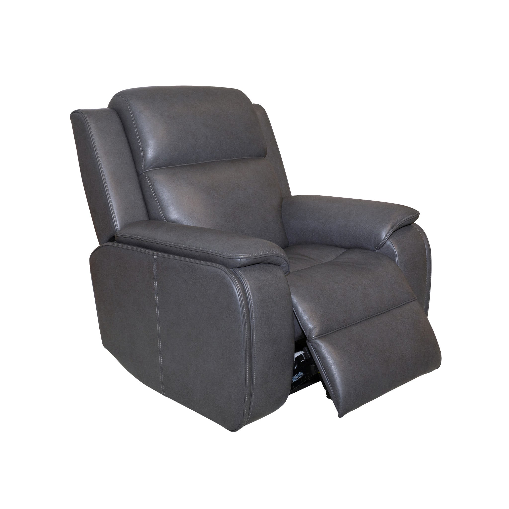 Ziggy Leather Power Recliner with Power Headrest, Lumbar, Heat & Massage