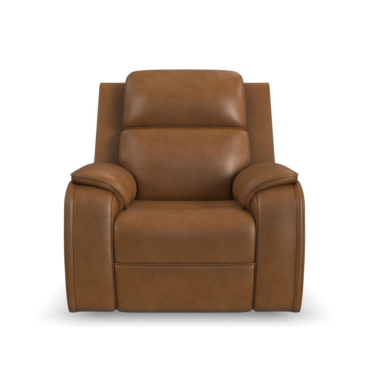 Ziggy Leather Power Recliner with Power Headrest, Lumbar, Heat & Massage