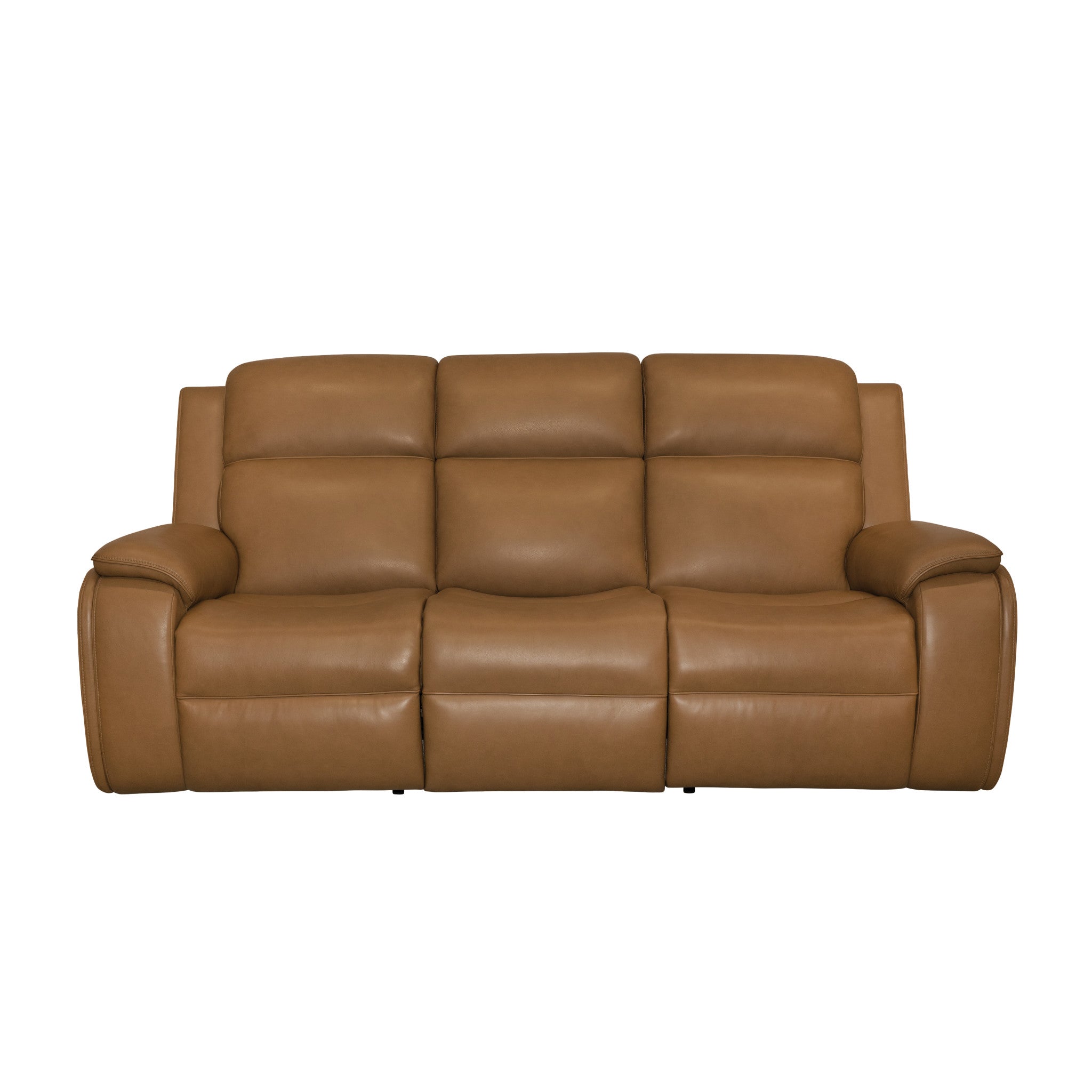 Ziggy Leather Power Reclining Sofa with Power Headrest, Lumbar, Heat & Massage