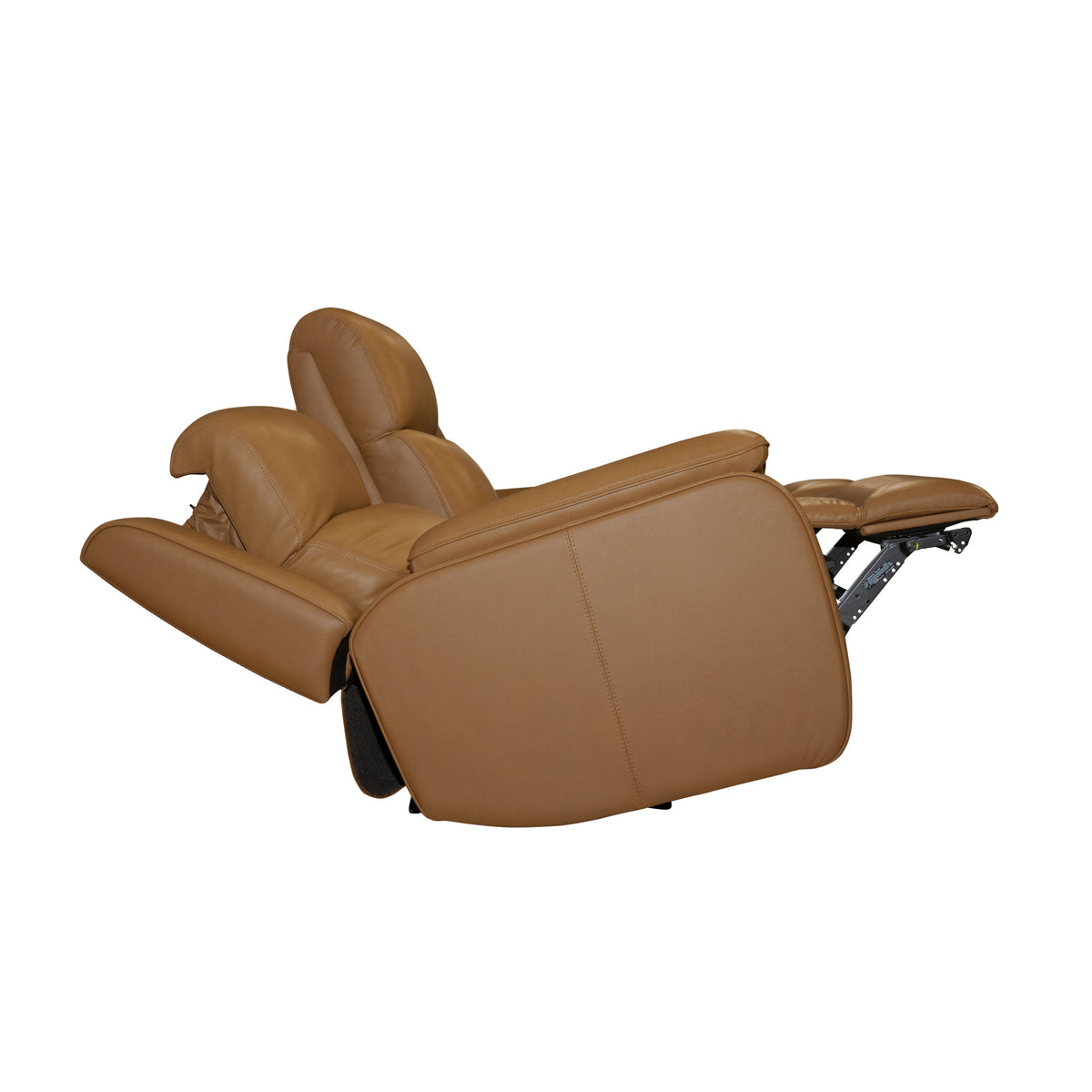 Ziggy Leather Power Reclining Sofa with Power Headrest, Lumbar, Heat & Massage