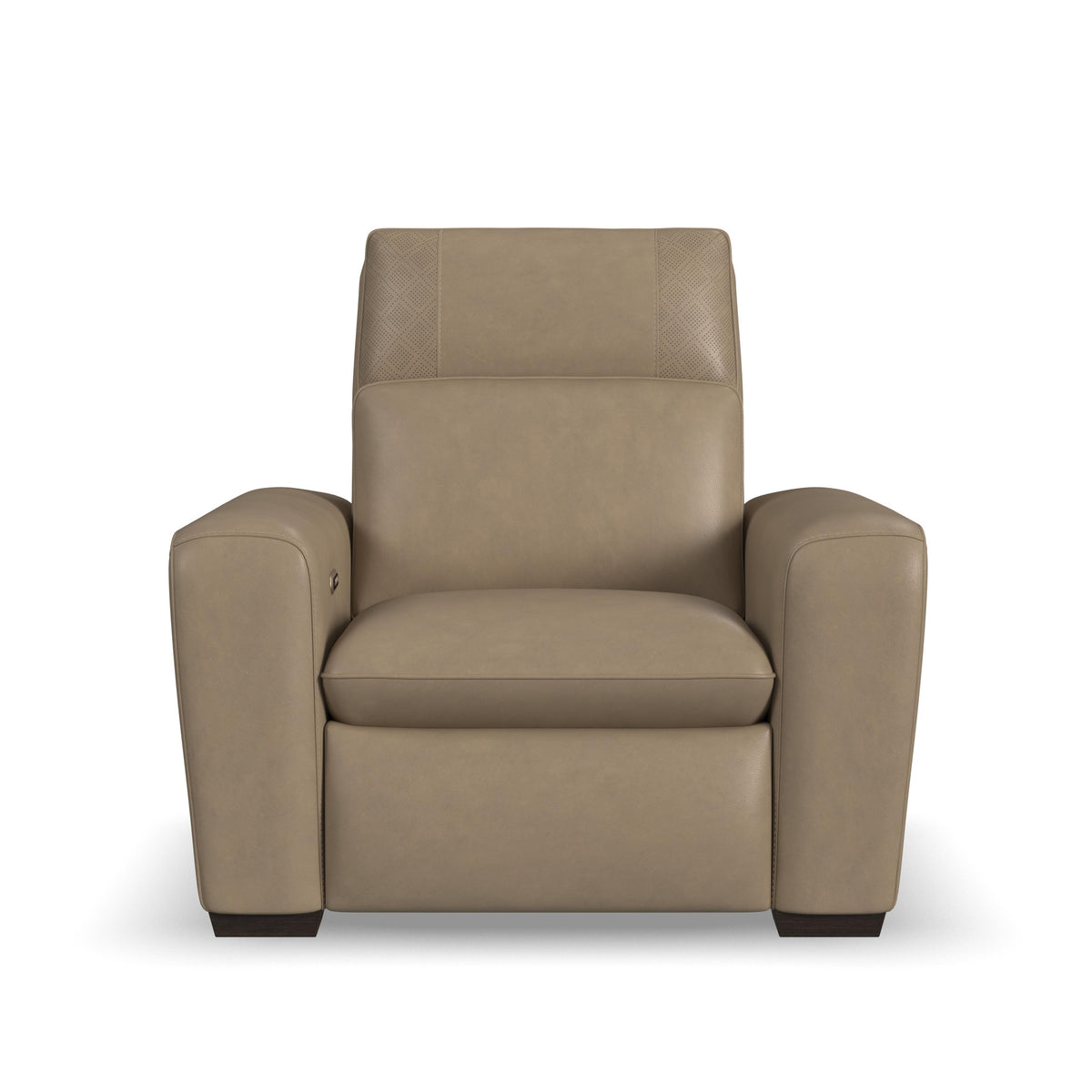 Sense Leather Power Recliner with Power Headrest, Lumbar & Pulse