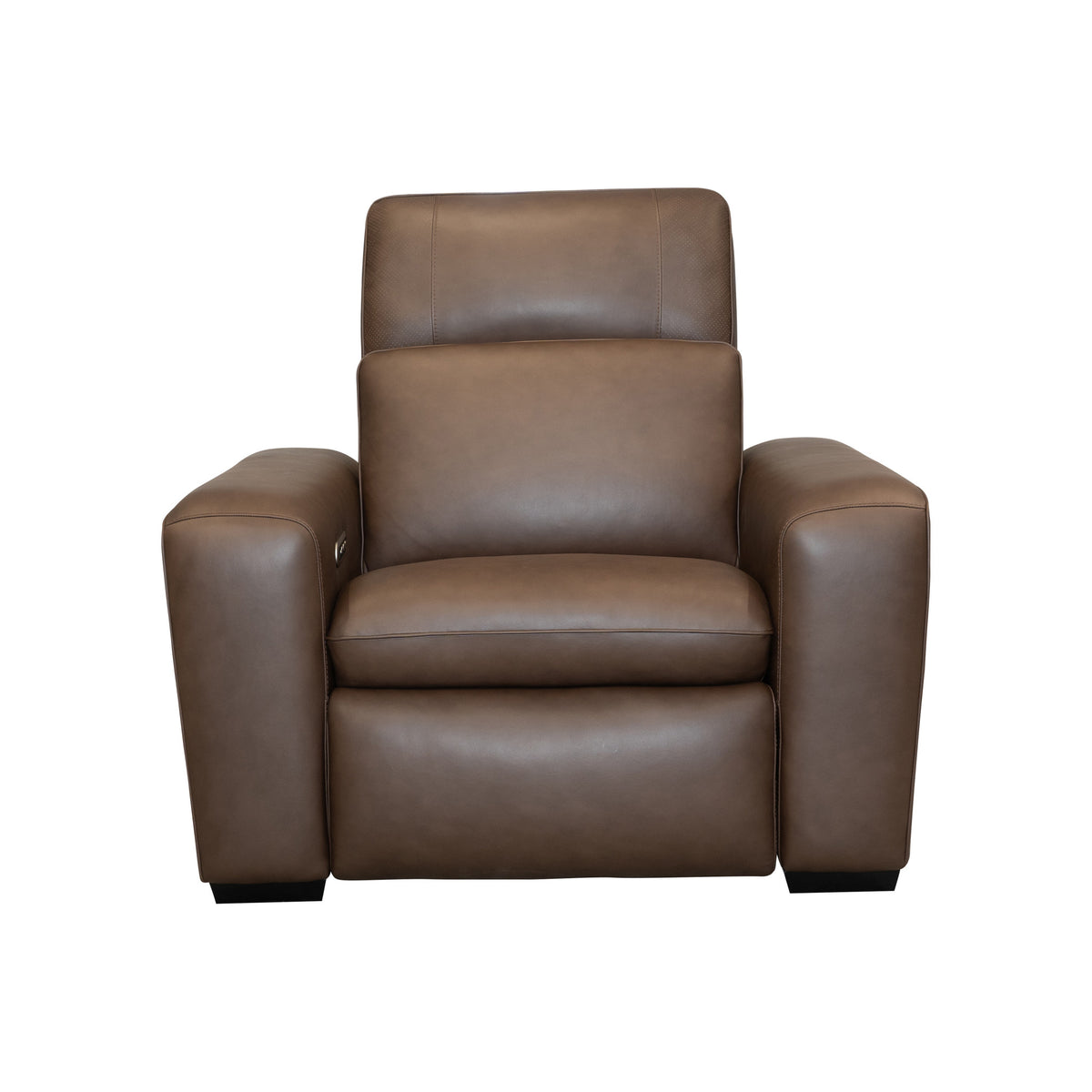 Sense Leather Power Recliner with Power Headrest, Lumbar & Pulse