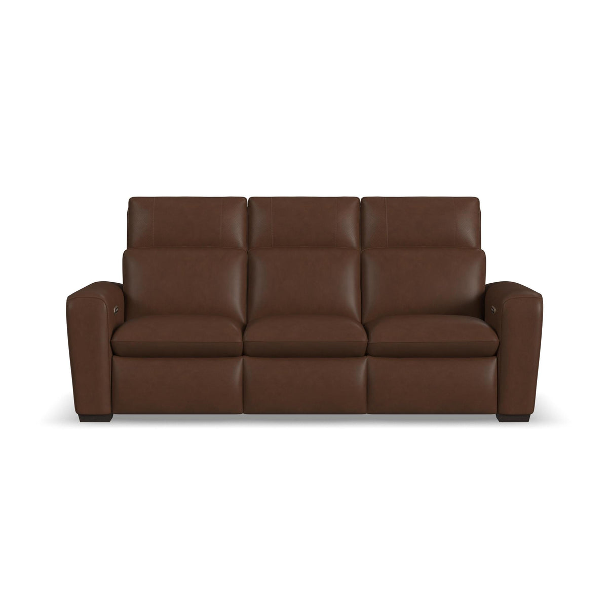 Sense Leather Power Reclining Sofa with Power Headrest, Lumbar & Pulse