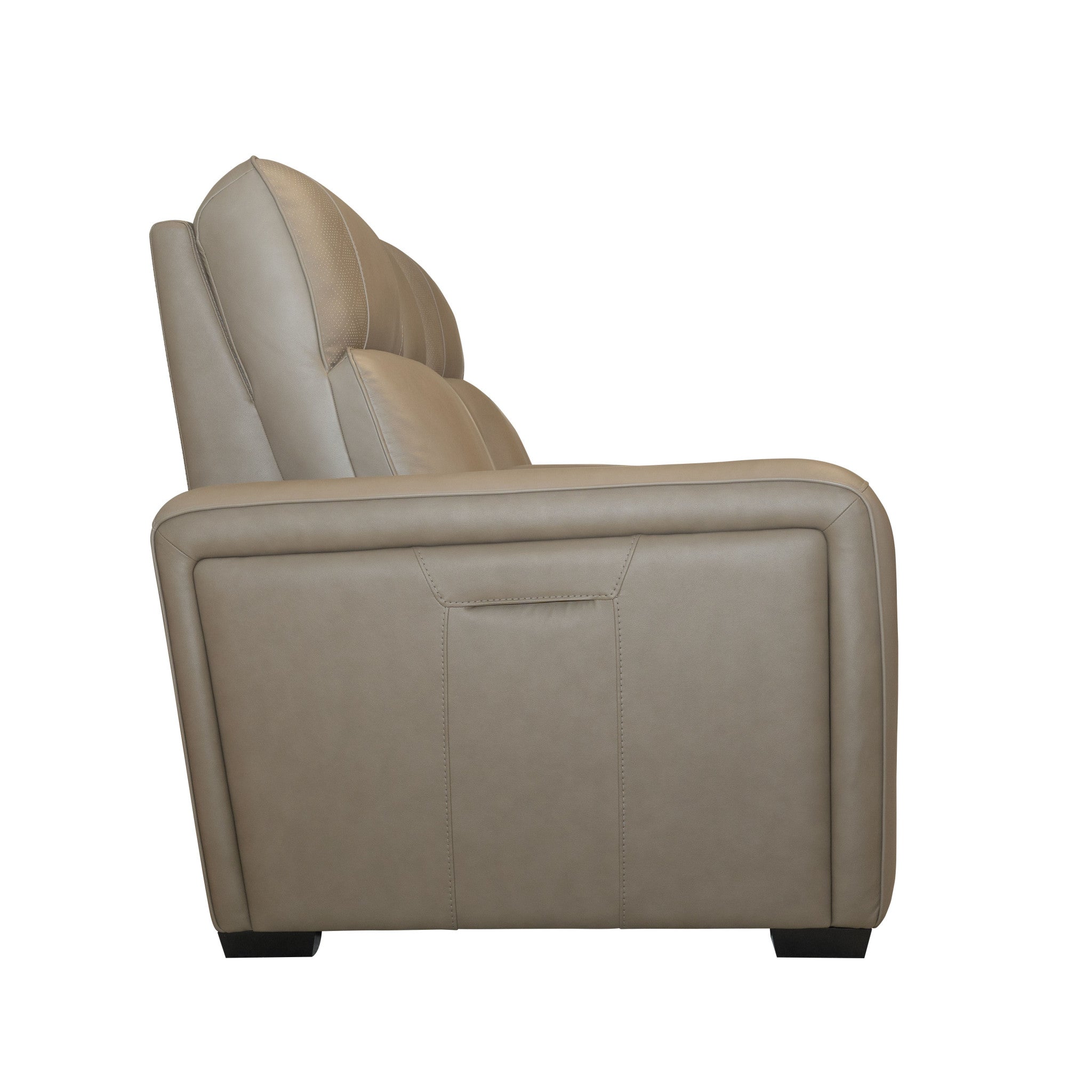 Sense Leather Power Reclining Loveseat with Console, Power Headrest, Lumbar & Pulse
