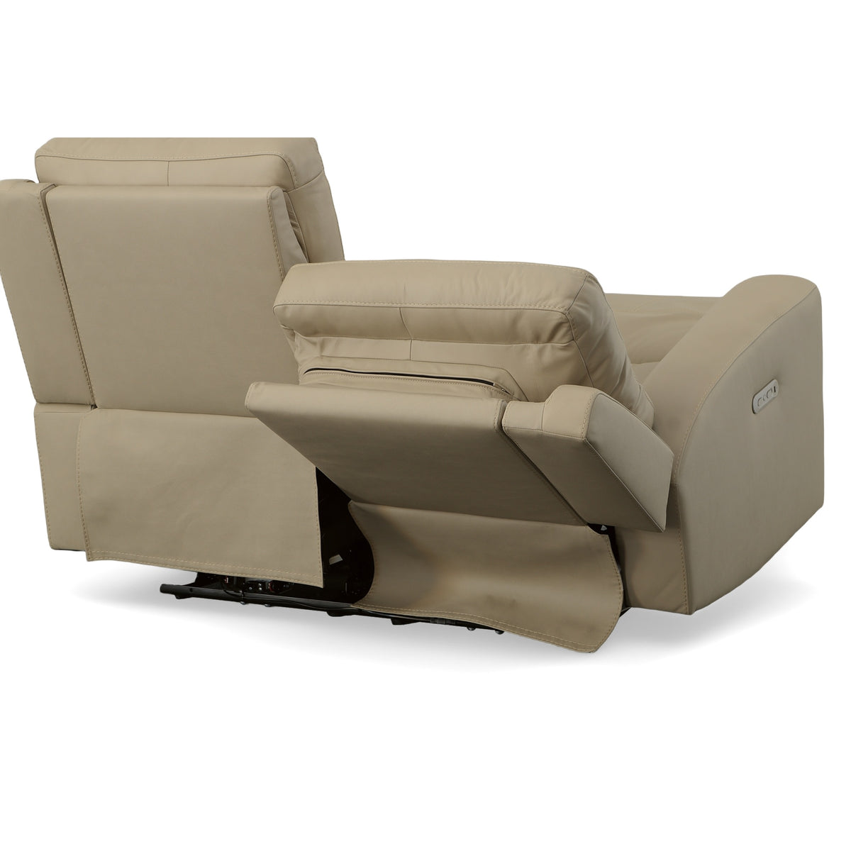 Jarvis Leather Power Reclining Loveseat with Power Headrests