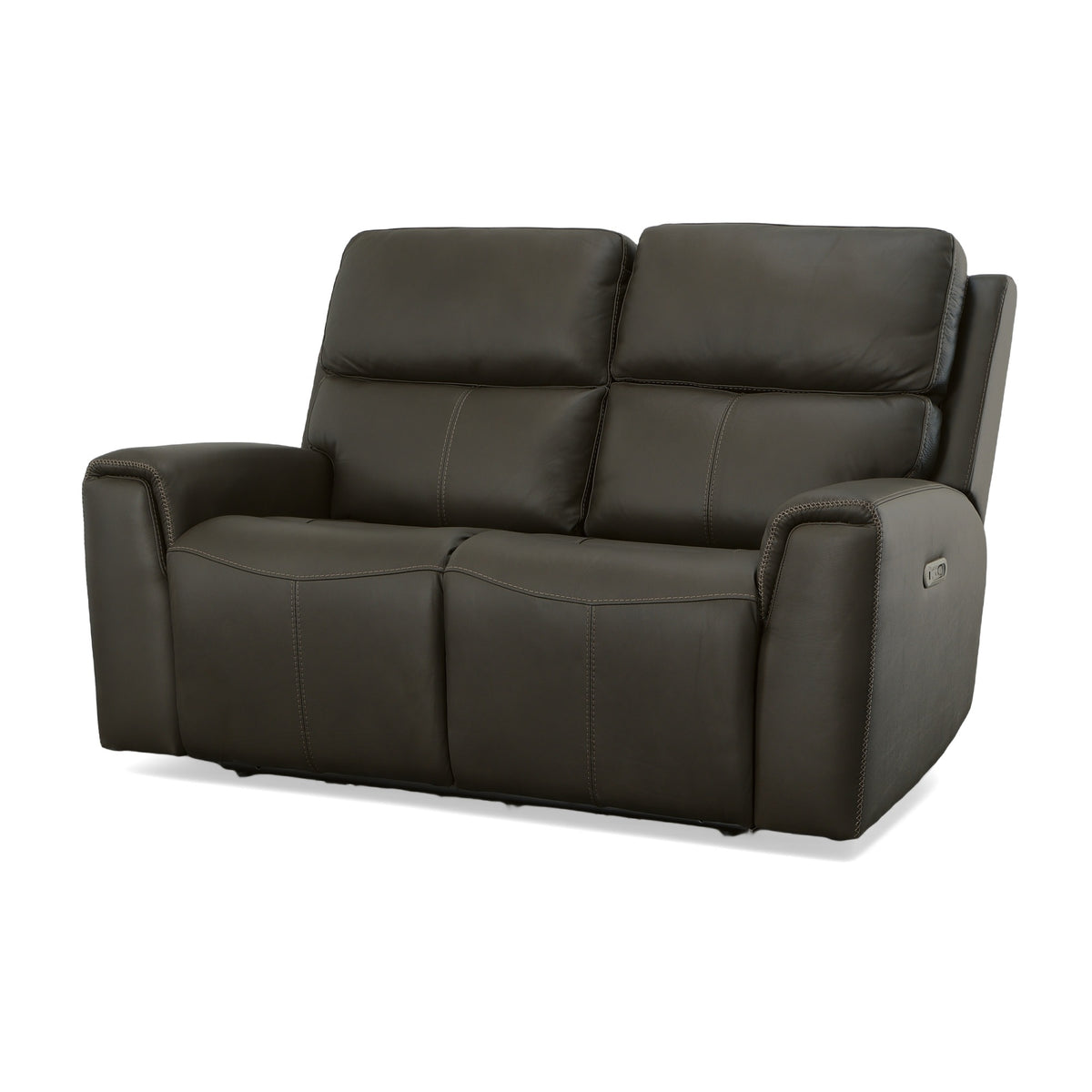 Jarvis Leather Power Reclining Loveseat with Power Headrests