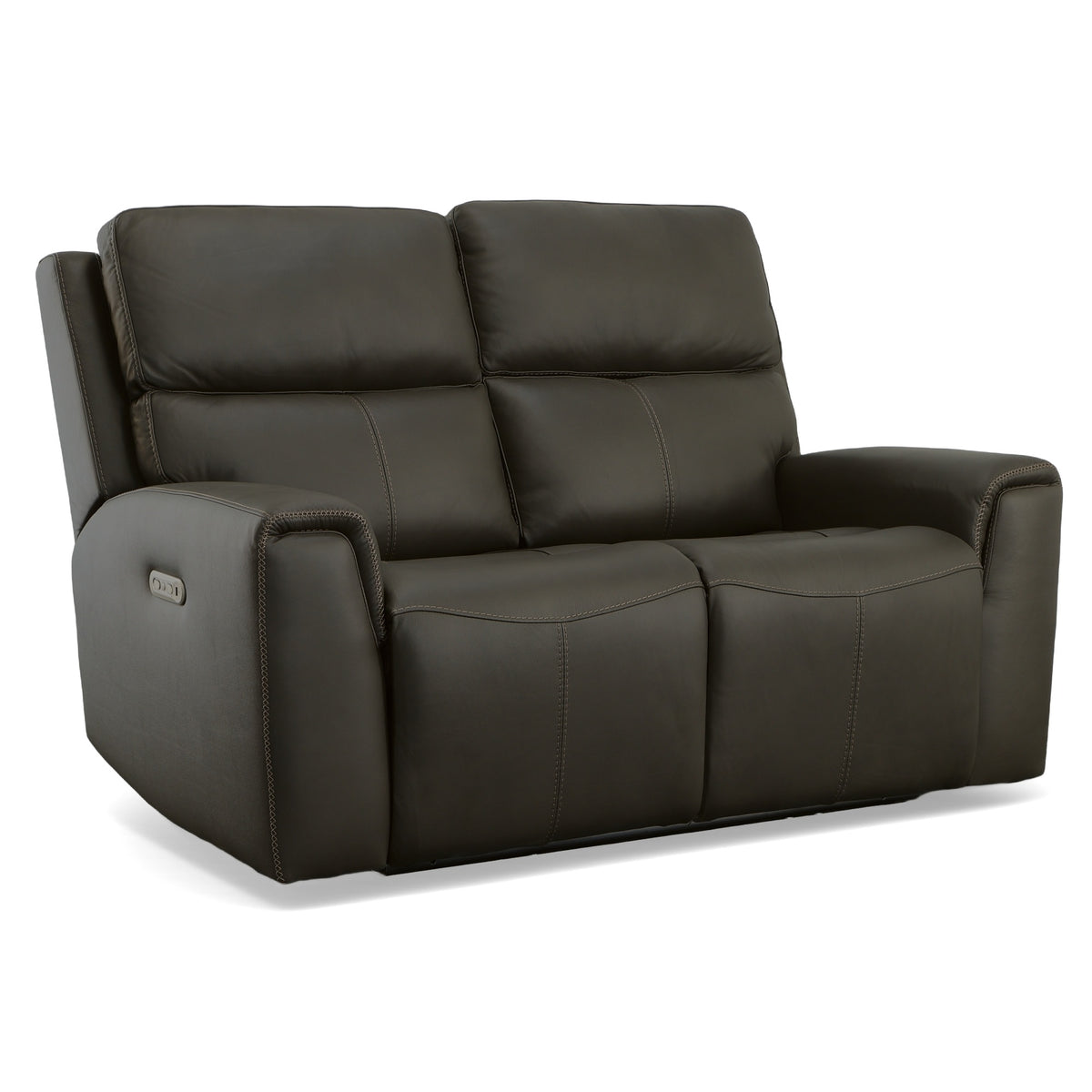 Jarvis Leather Power Reclining Loveseat with Power Headrests