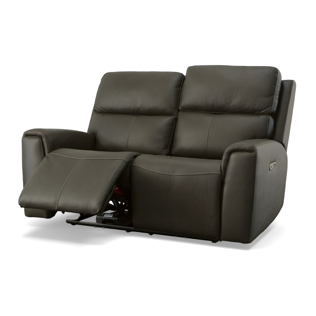 Jarvis Leather Power Reclining Loveseat with Power Headrests