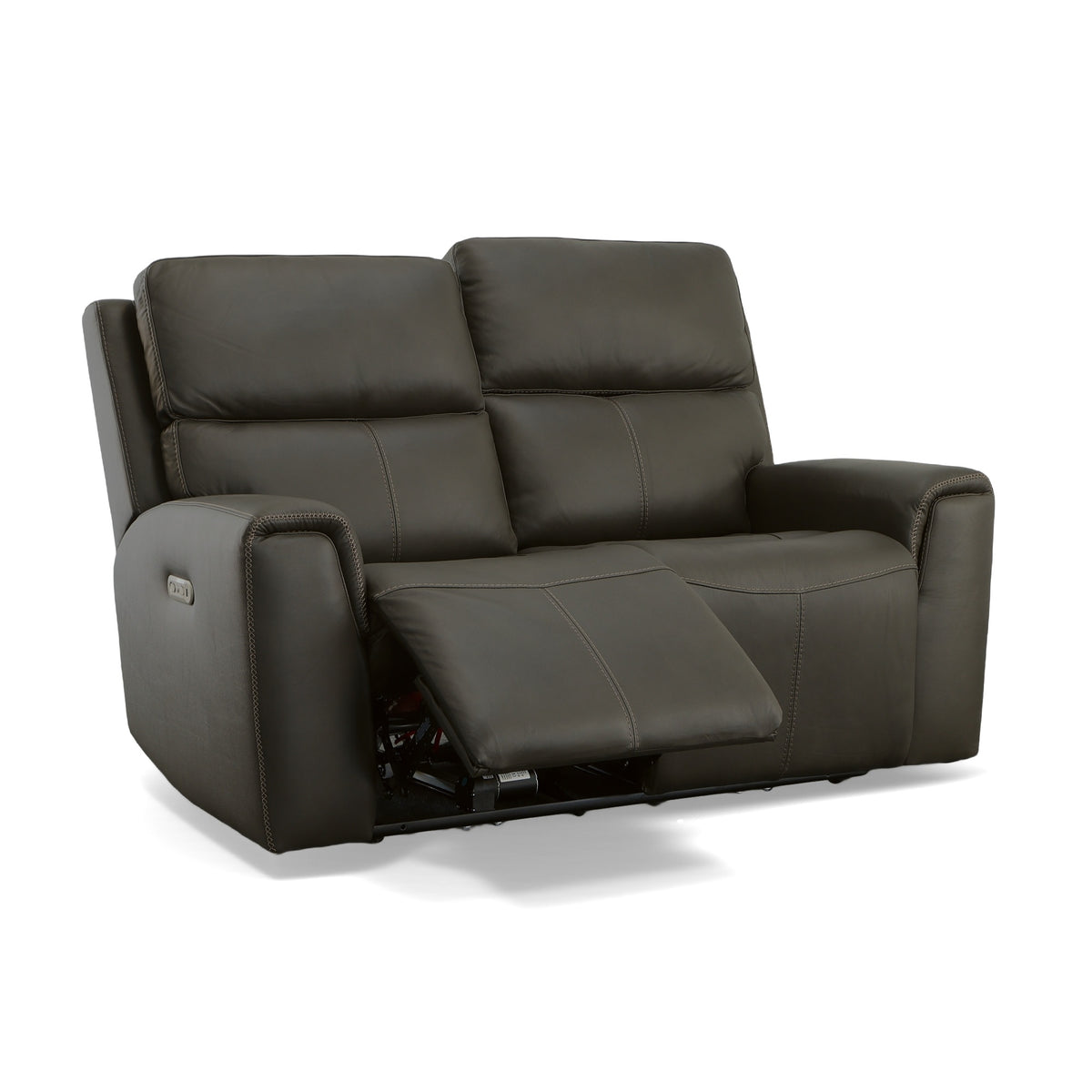 Jarvis Leather Power Reclining Loveseat with Power Headrests