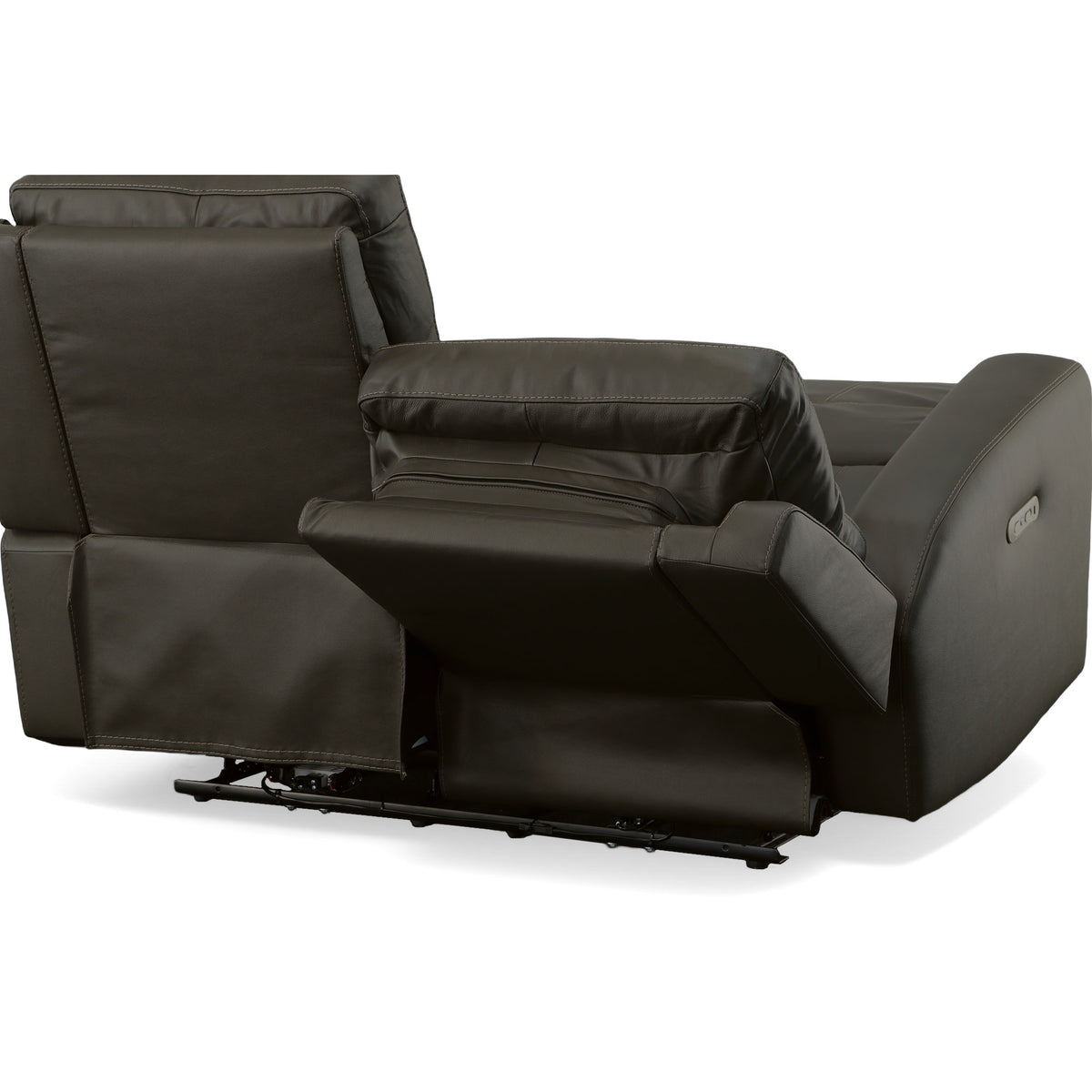 Jarvis Leather Power Reclining Loveseat with Power Headrests