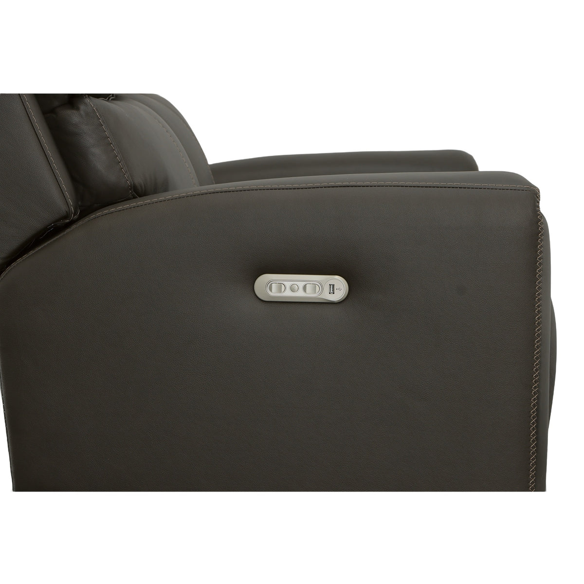 Jarvis Leather Power Reclining Loveseat with Power Headrests