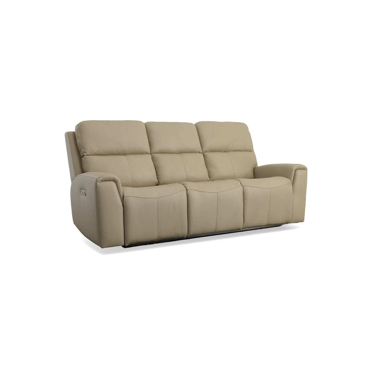 Jarvis Leather Power Reclining Sofa with Power Headrests