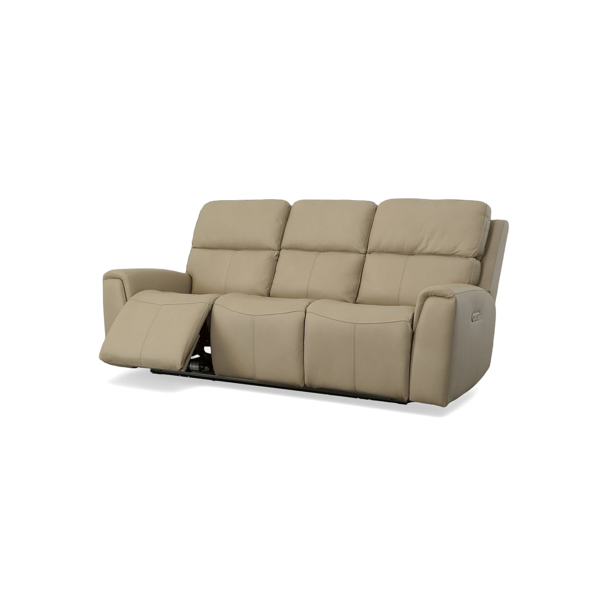Jarvis Leather Power Reclining Sofa with Power Headrests