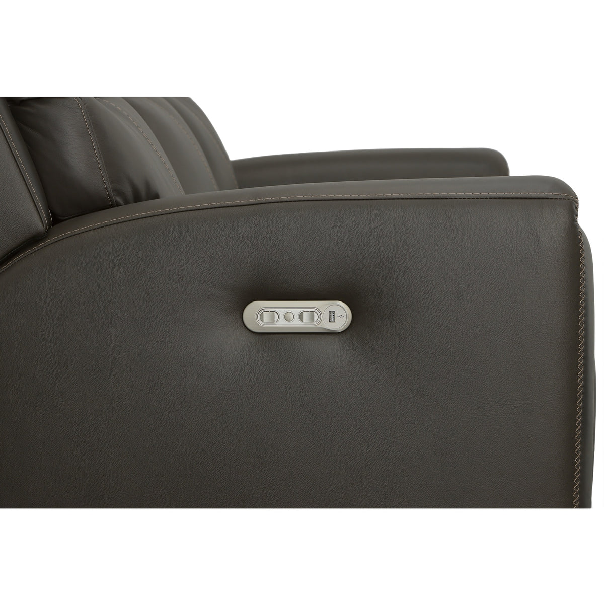 Jarvis Leather Power Reclining Sofa with Power Headrests
