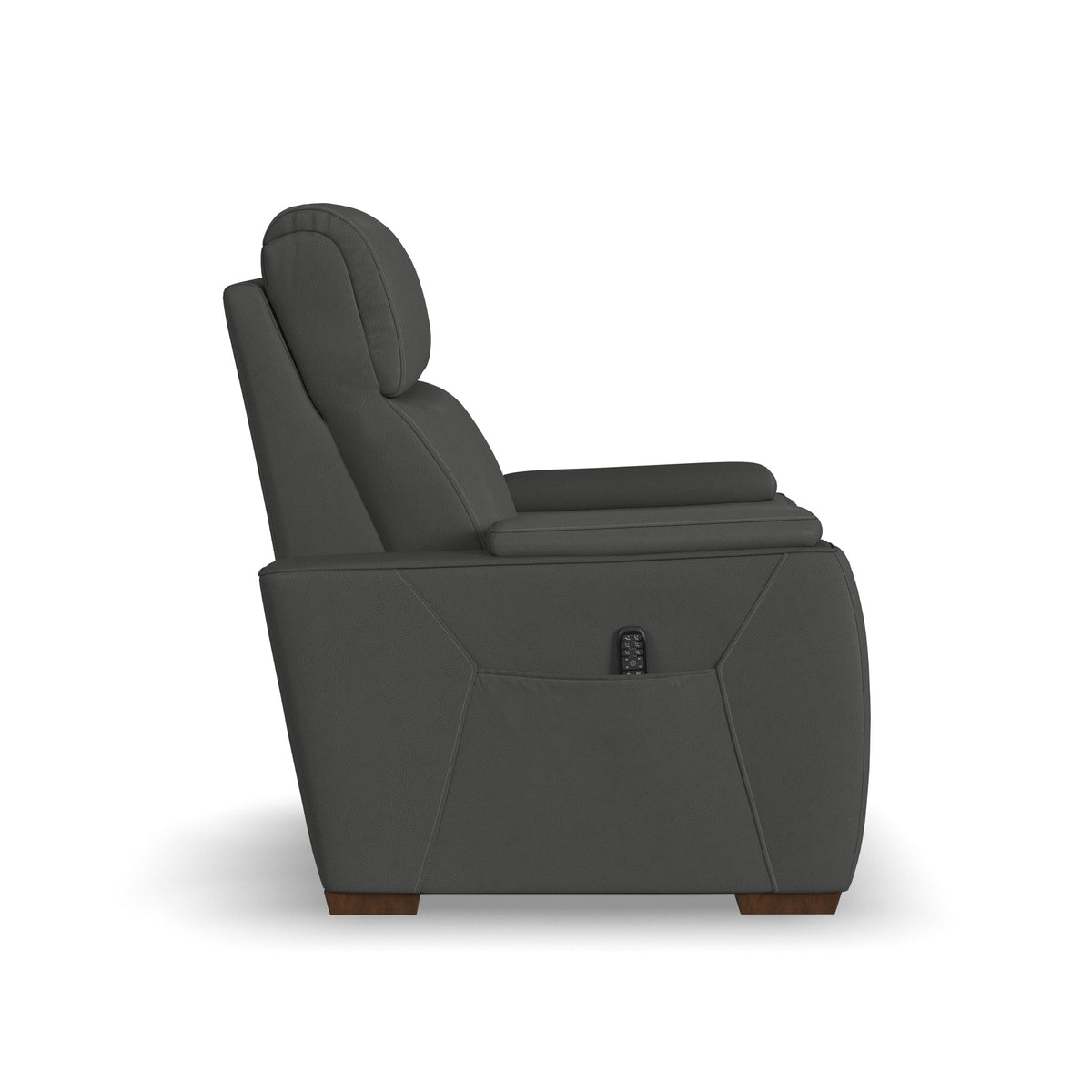 Vibe Fabric Power Recliner with Power Headrest, Lumbar, Heat, Massage & Pulse