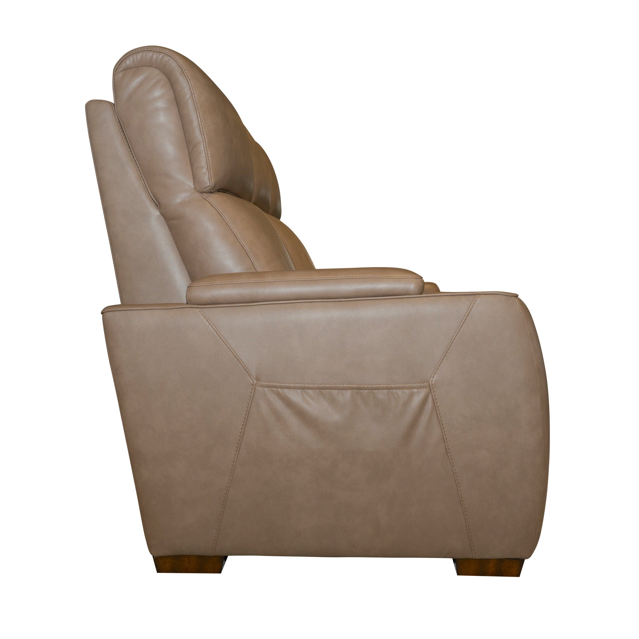 Vibe Fabric Power Reclining Sofa with Console, Power Headrest, Lumbar, Heat, Massage & Pulse