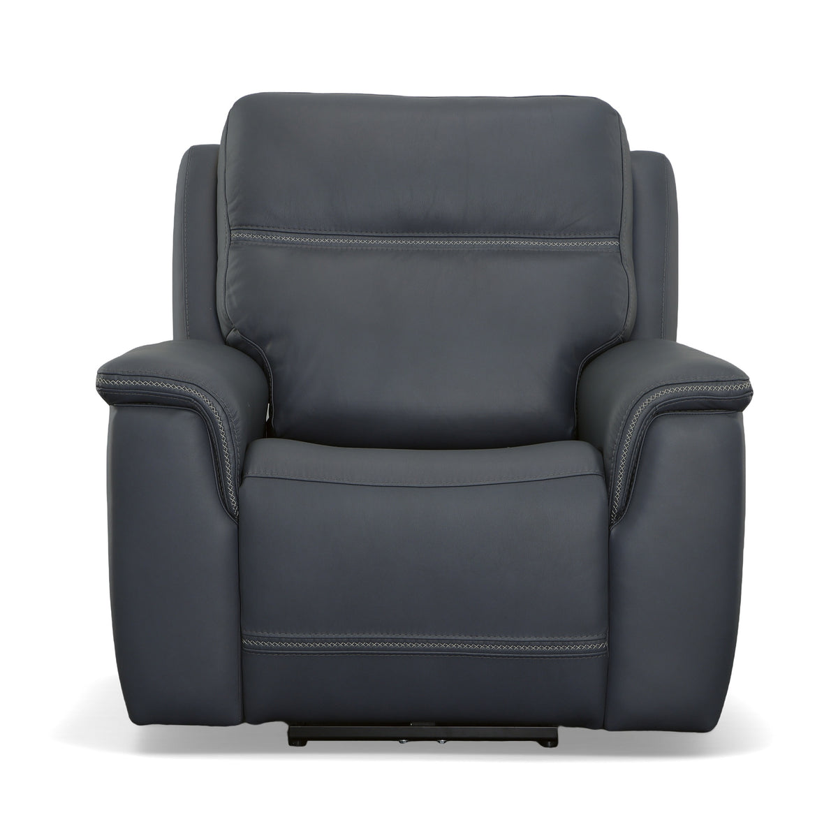 Sawyer Leather Power Recliner with Power Headrest & Lumbar